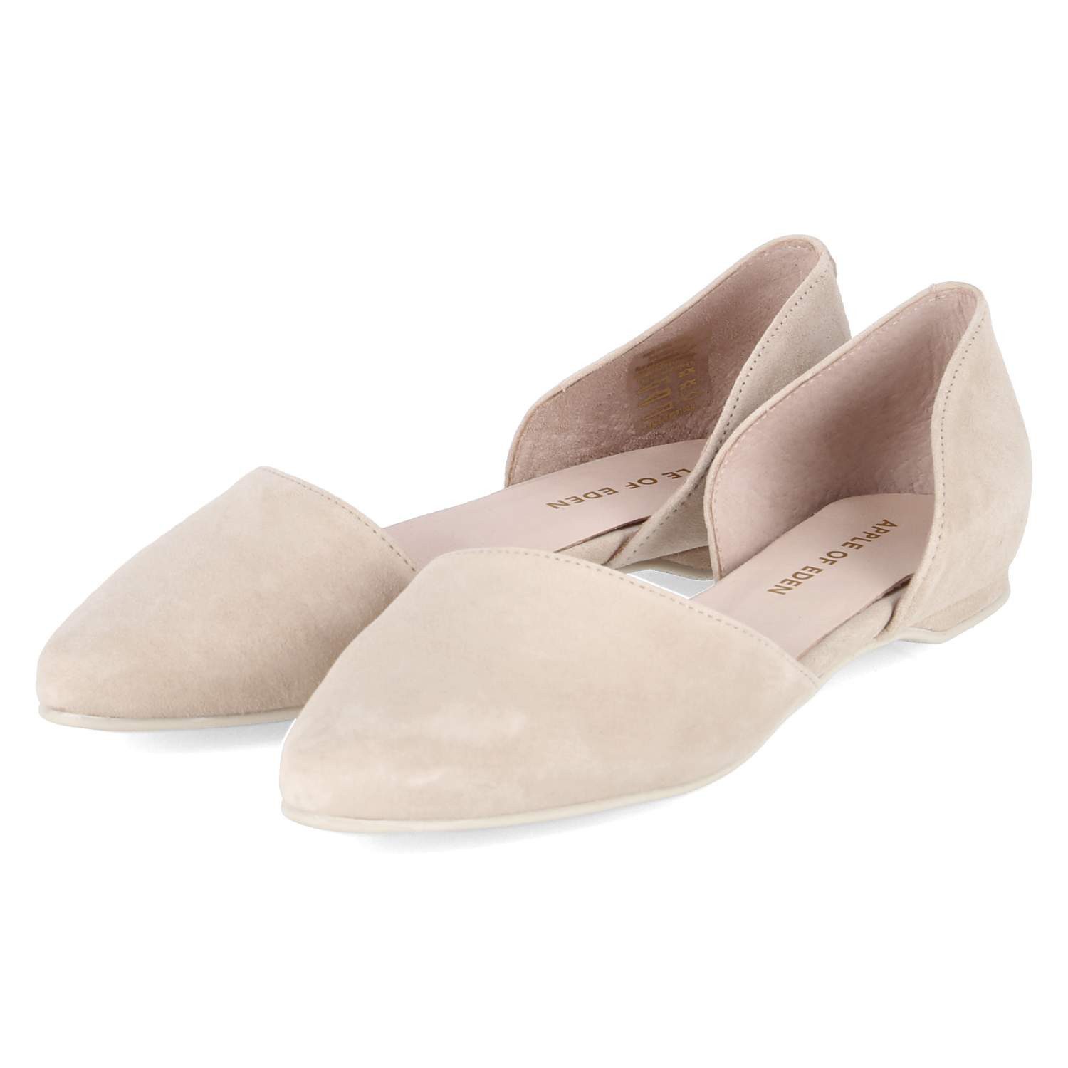 Apple of Eden Apple of Eden BLONDIE 32 sahara Damen Rauleder beige Ballerina