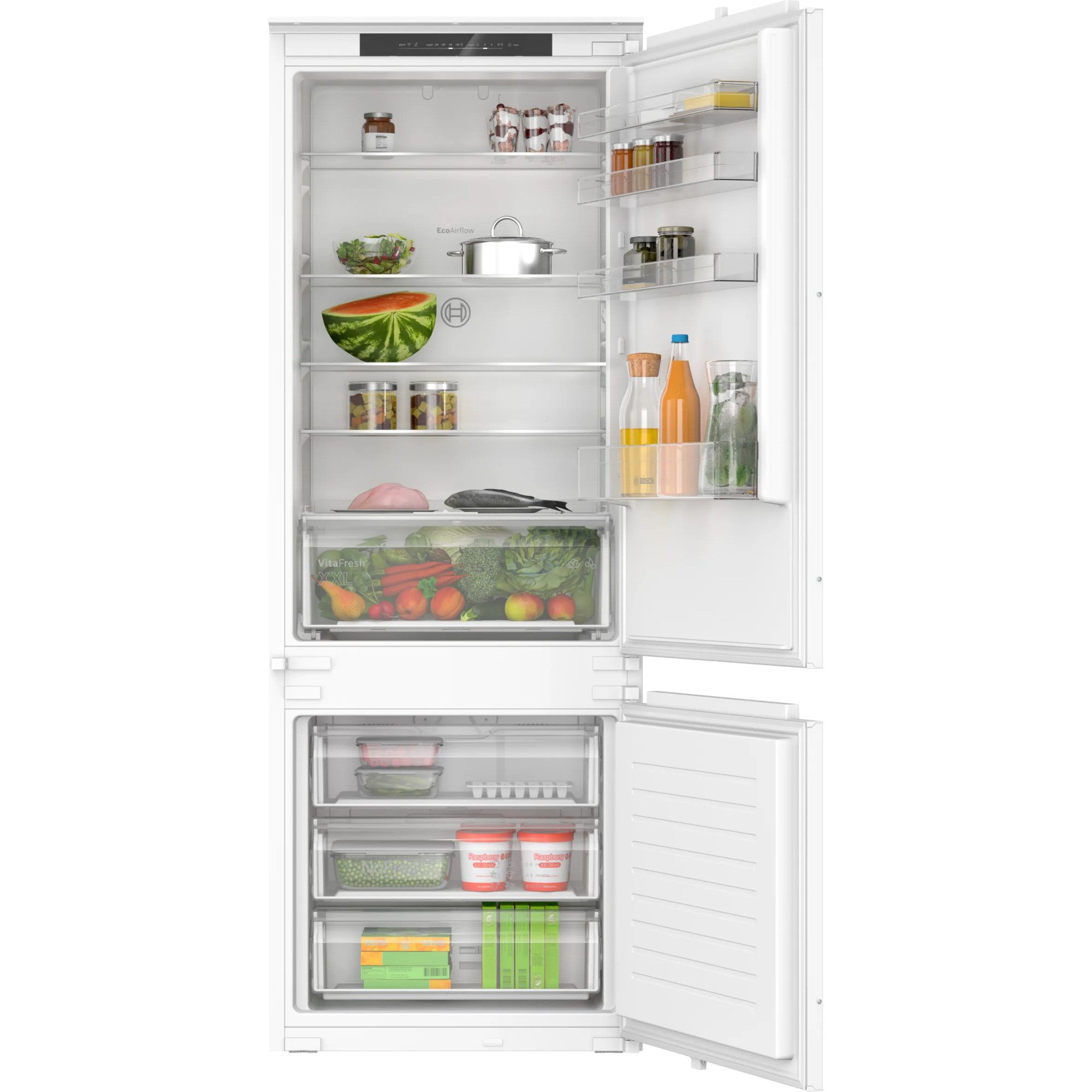 BOSCH Kühl-/Gefrierkombination Serie 2 KBN96NSE0, 193.50 cm hoch, 69.10 cm breit