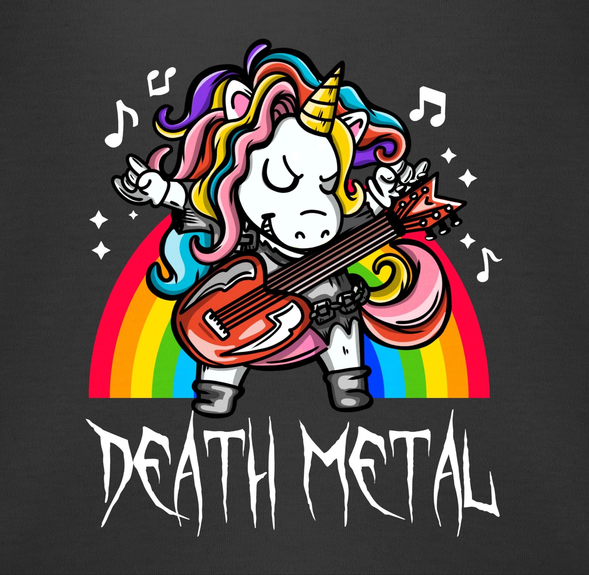 Shirtracer Shirtbody Death Metal Einhorn Sprüche Baby
