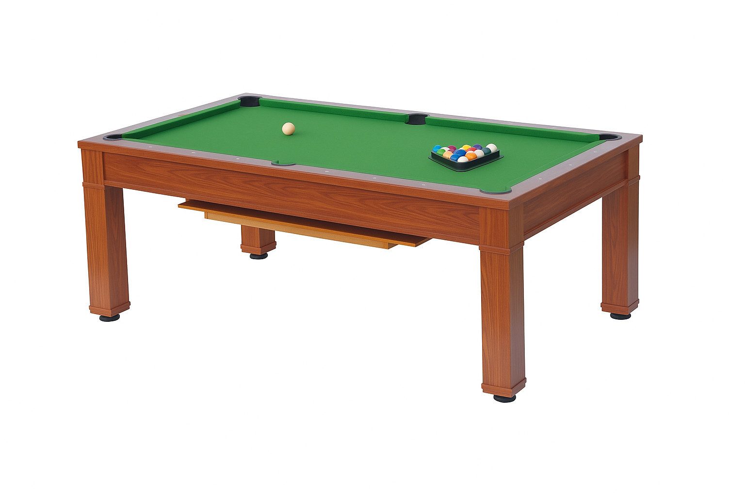 John West Billardtisch Pool Billardtisch "Comedor" 6ft inkl. 2-teiliger Abdeckplatte