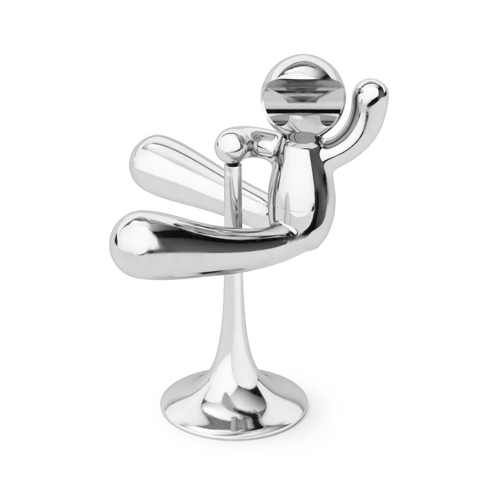 Umbra Flaschenöffner Rodeo Buddy, Chrom Zink im Rodeo-Design