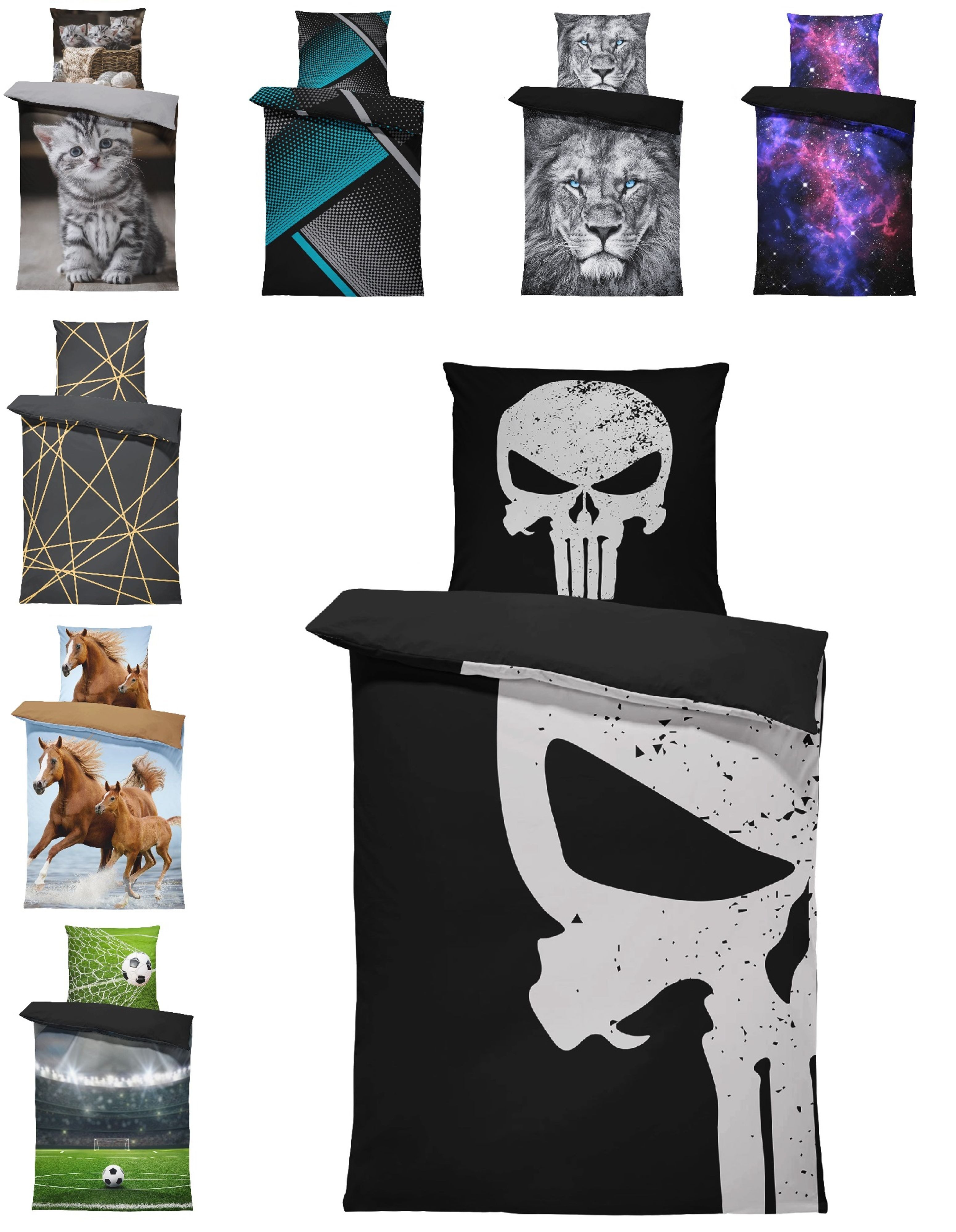 One Home Bettwäsche Fotodruck, Mikrofaser, 4 günstig online kaufen