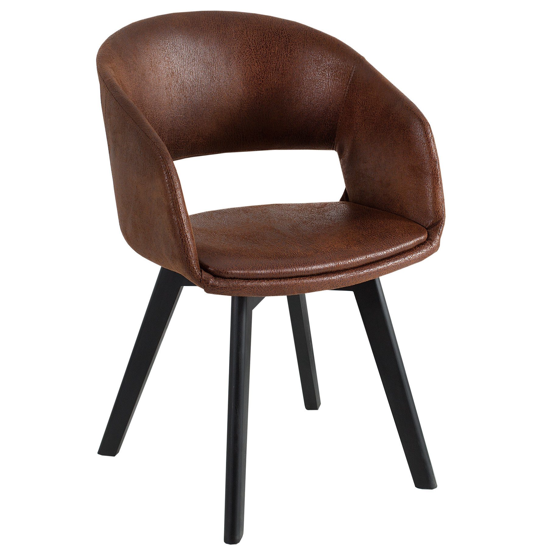 riess-ambiente Polsterstuhl NORDIC STAR antik braun günstig online kaufen