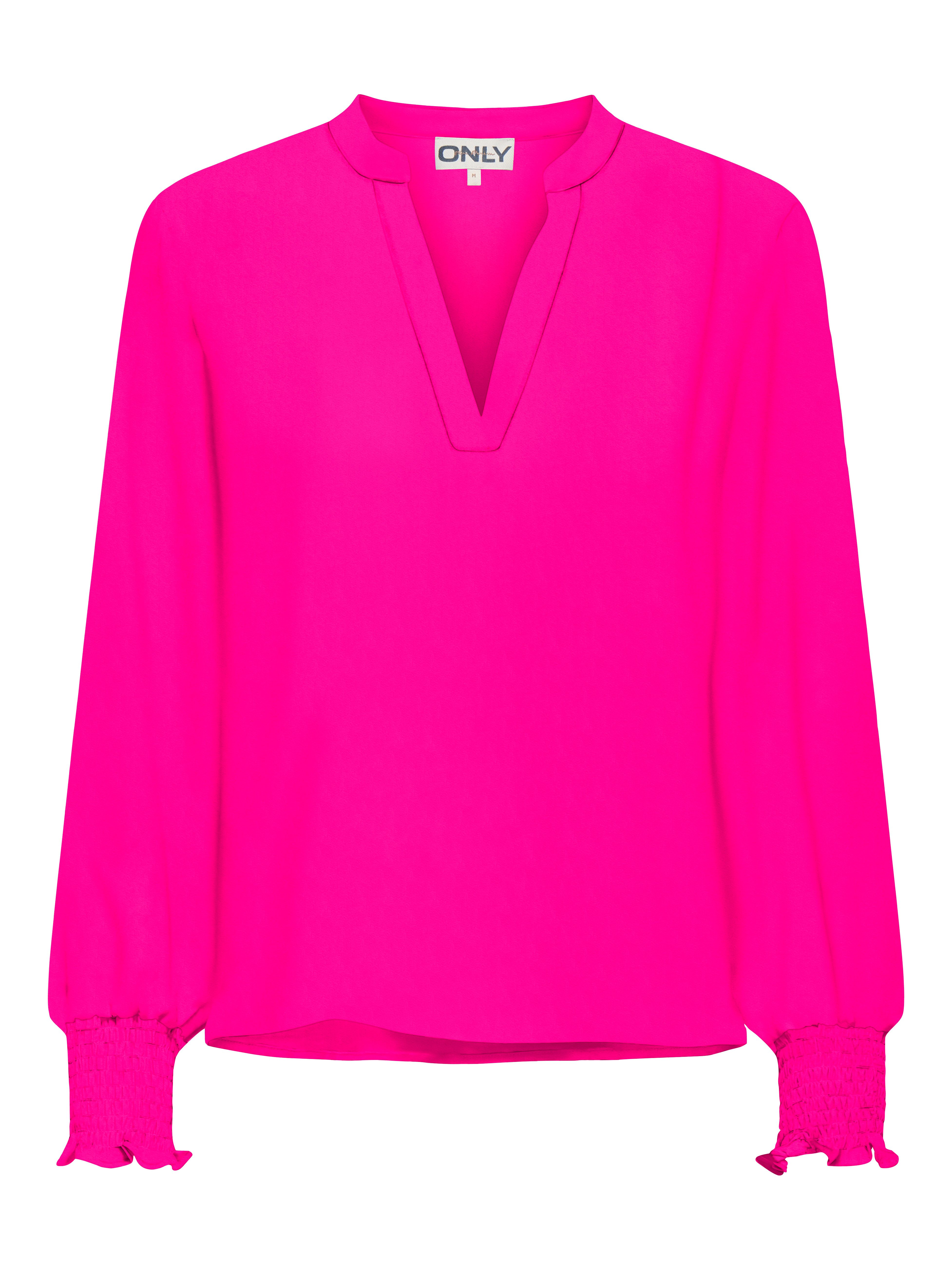 ONLY Blusenshirt ONLMETTE V-NECK LS SMOCK TOP NOOS WVN günstig online kaufen