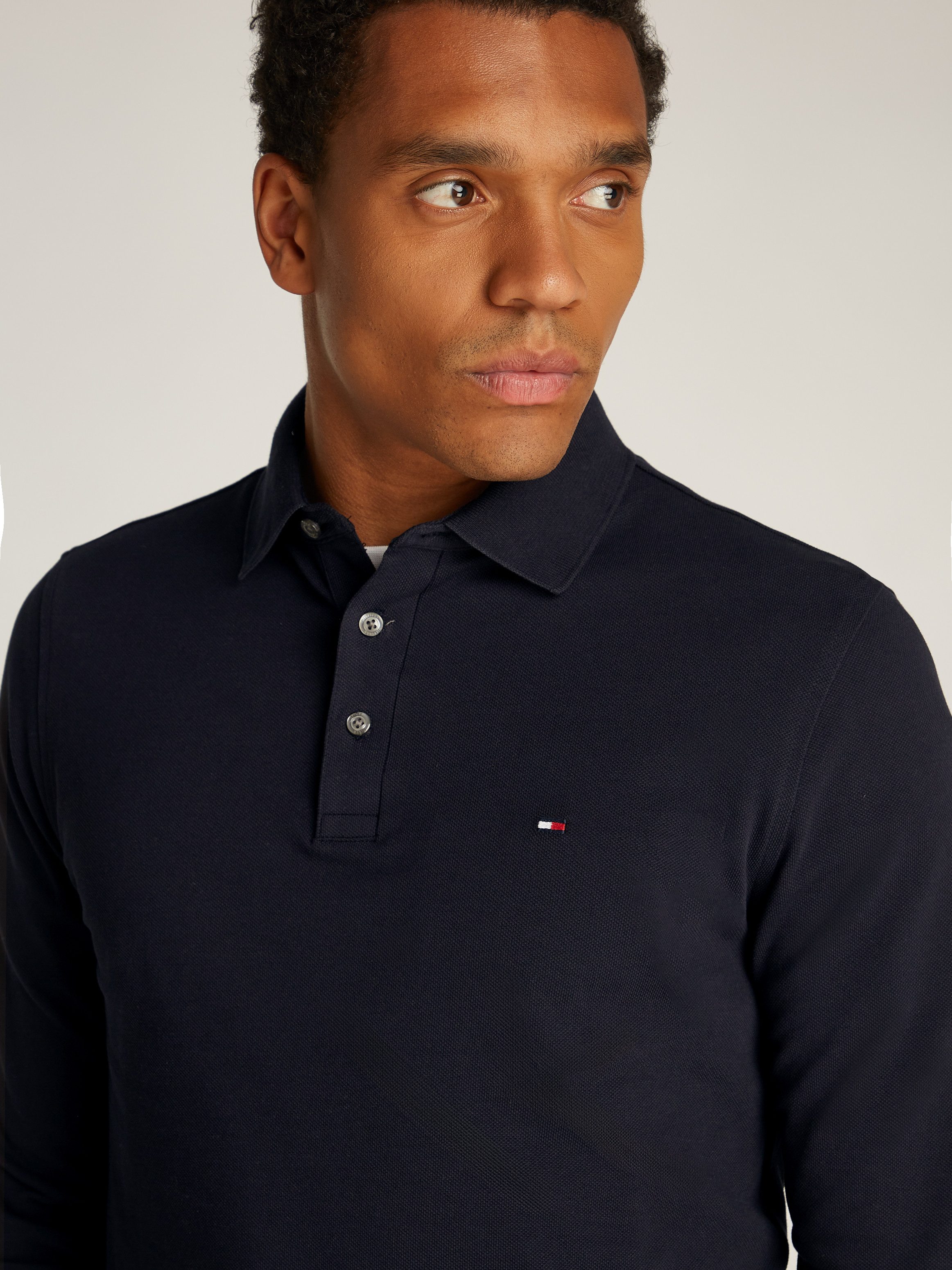 Tommy Hilfiger Langarm-Poloshirt 1985 SLIM LS POLO