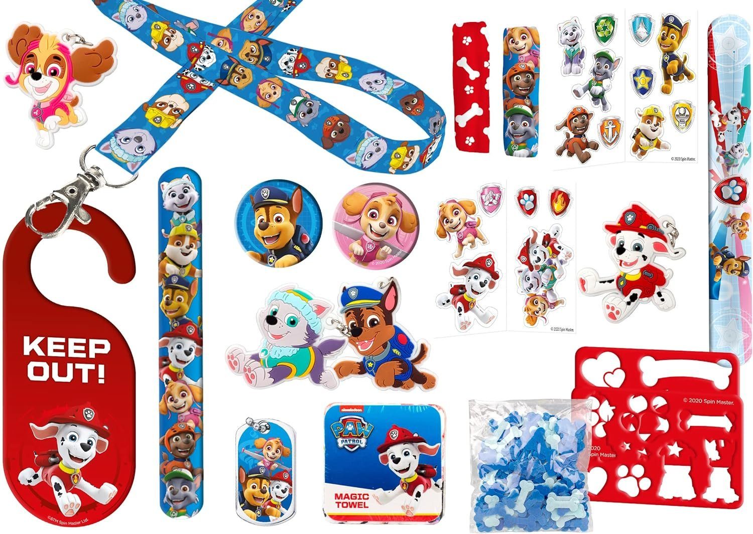 PAW PATROL Spielwelt Mega Fan Set, 20-teilig, mit vielen Überraschungen und Accessoires