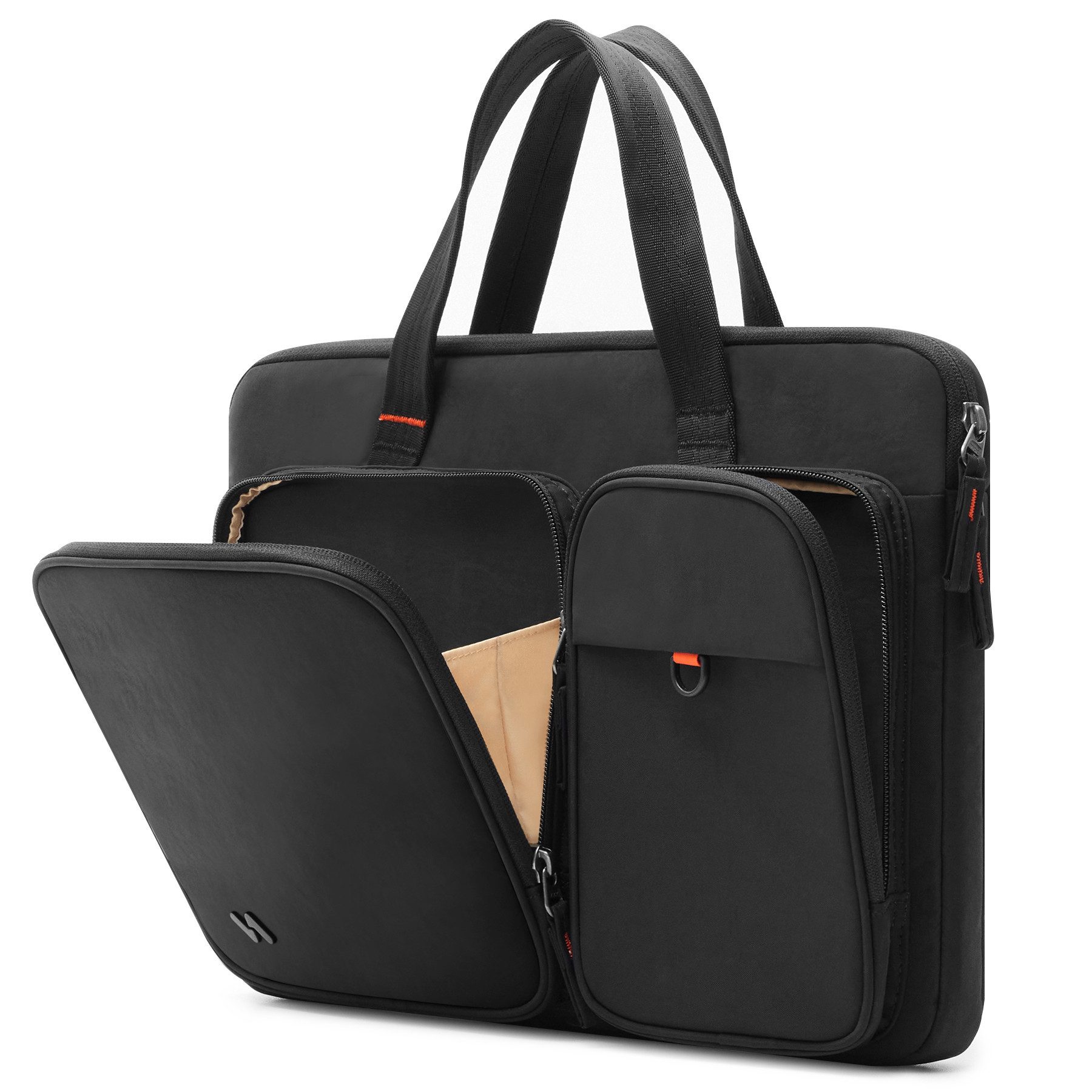 Inateck Laptoptasche 360° Rundumschutz Große Kapazität, passend für 13-14 Zoll Laptops