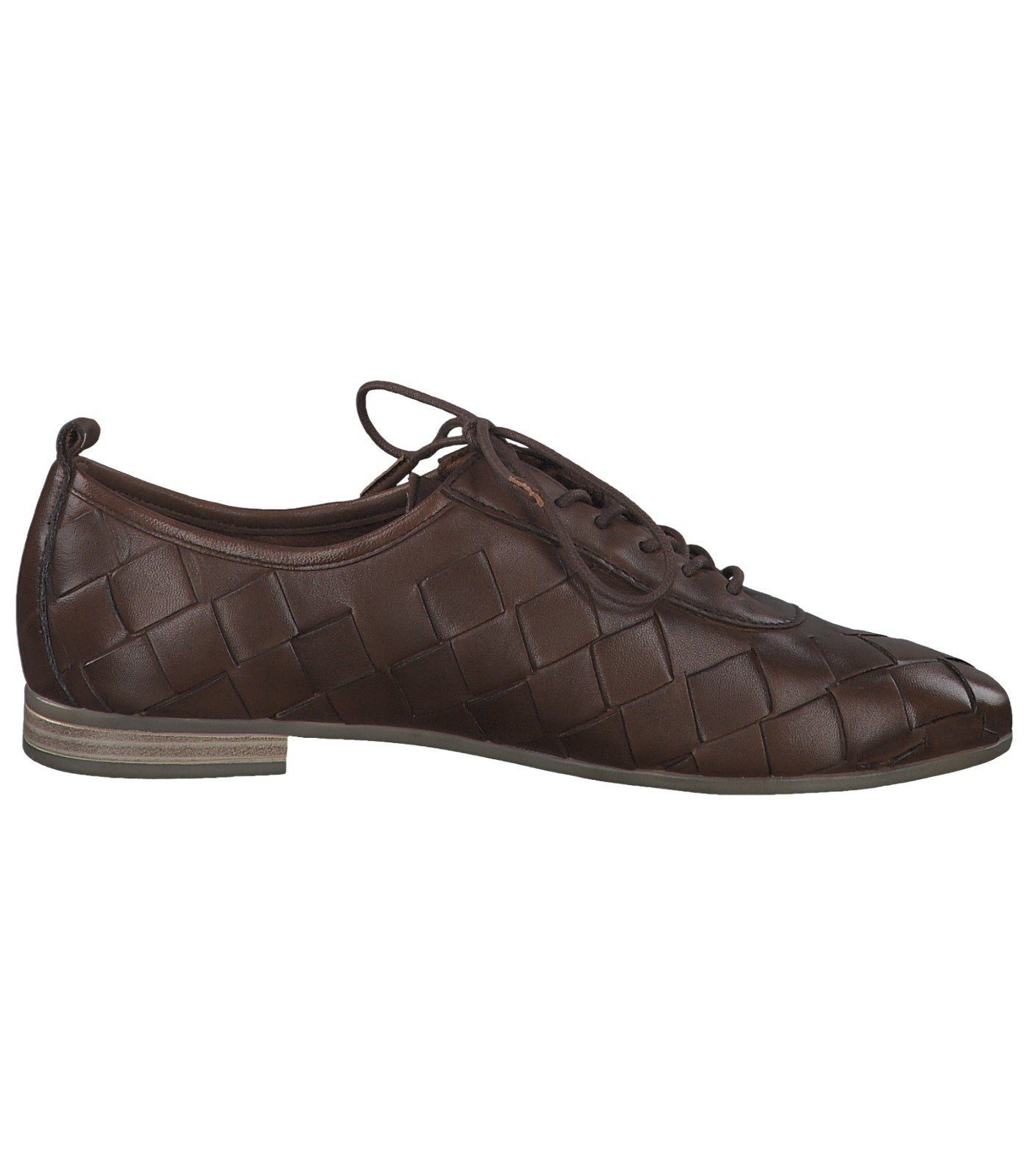 Schnürschuh TOZZI Halbschuhe Chestnut Leder MARCO