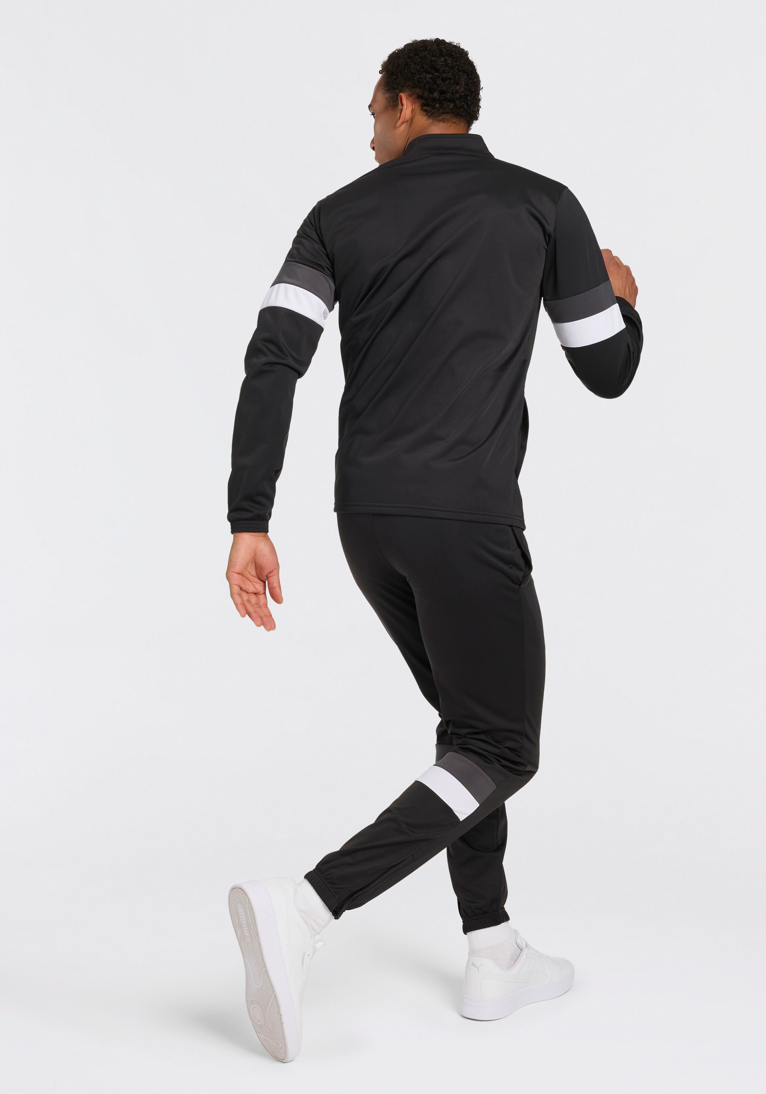 PUMA Trainingsanzug TEAMRISE TRACKSUIT (2-tlg), zweiteiliges Set, Regular Fit, ohne Kapuze