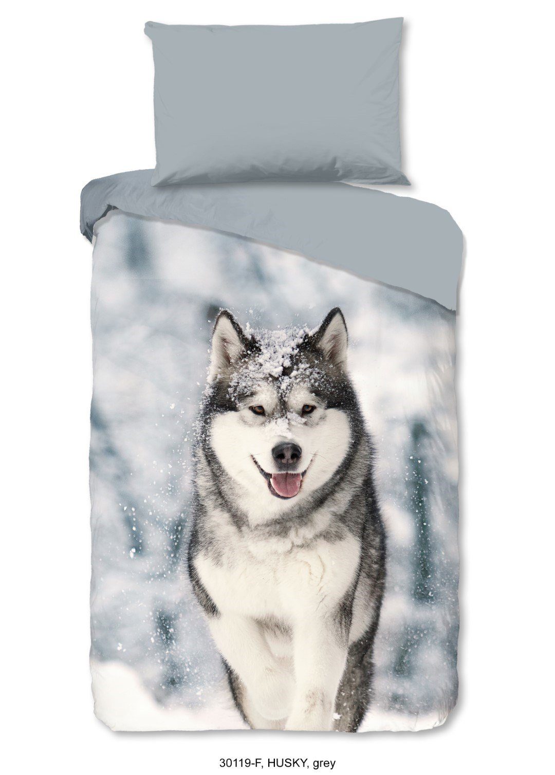 good morning Bettwäsche HUSKY Bettwäsche-Set Bettbezug günstig online kaufen