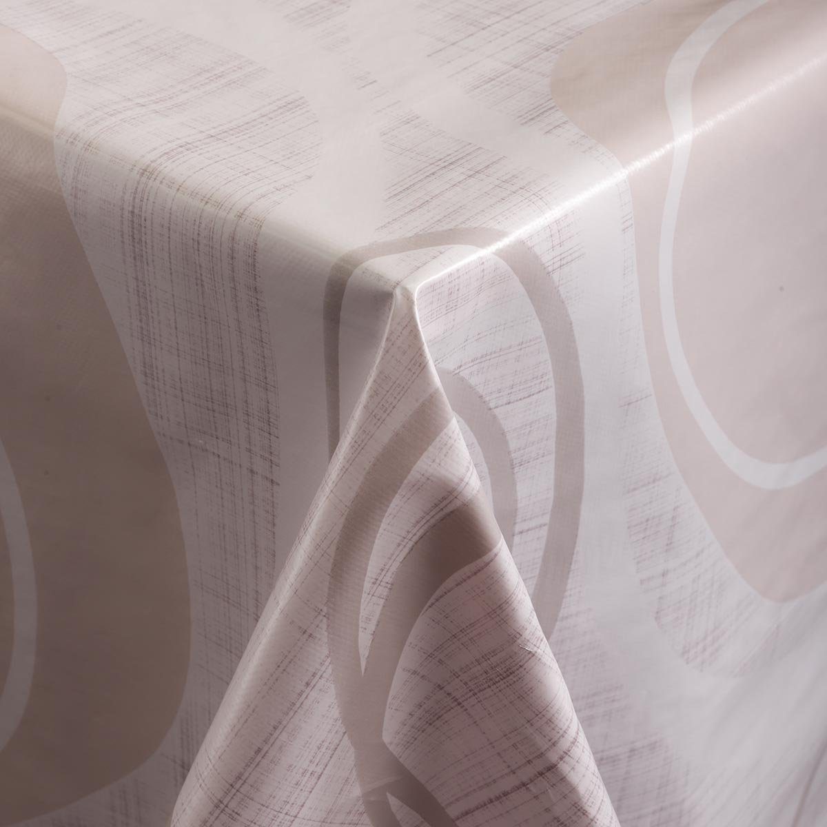 DéVa Tischdecke DéVa Wachstuchtischdecke "Kreise grau" günstig online kaufen