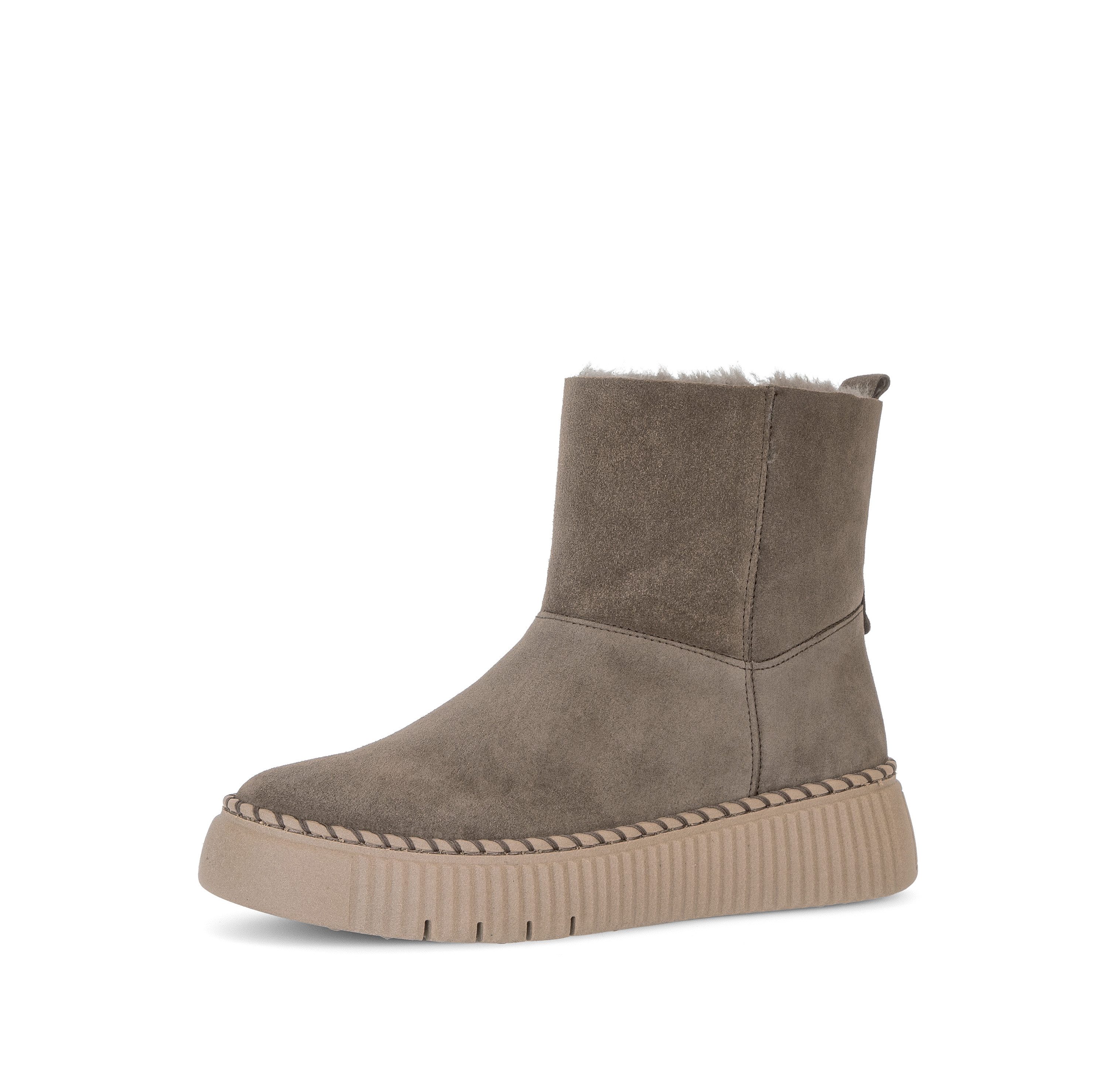 Gabor Winterboots Plateau, Stiefelette, Boots mit Kontrast-Rahmennaht