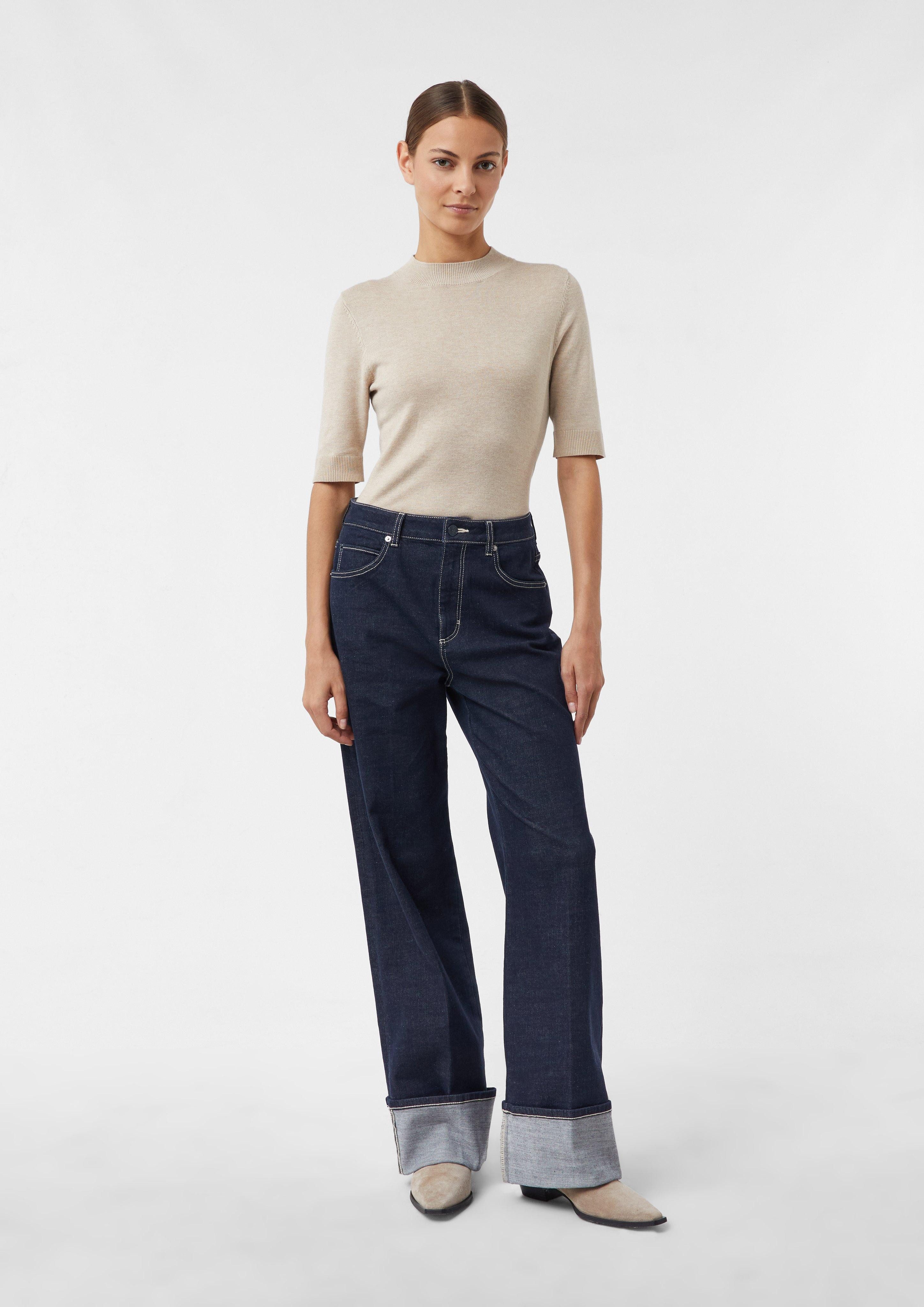 comma casual identity 5-Pocket-Jeans Wide-Leg-Hose mit günstig online kaufen