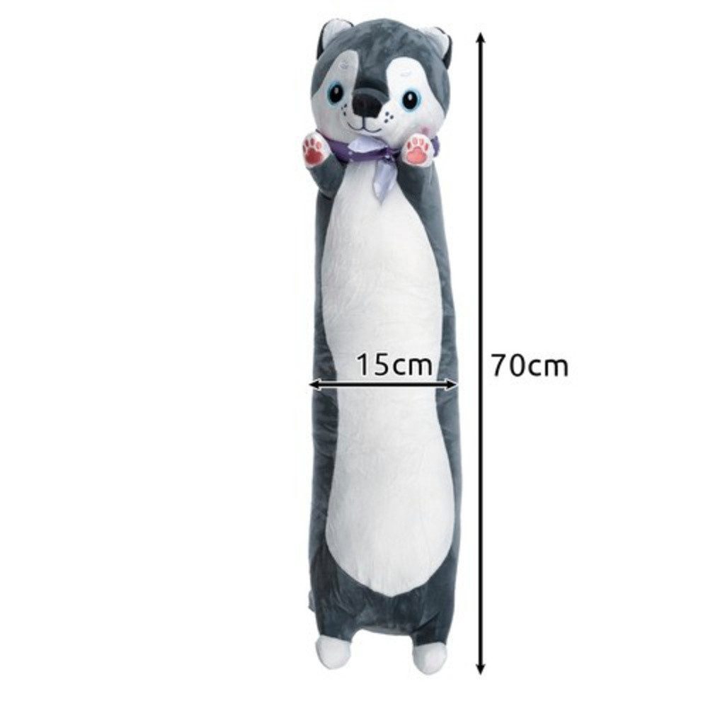 KRUZZEL Kuscheltier Maskottchen Hund 70cm (Spar-Set, 1-St., kuschelig), maximale Weichheit und Komfort beim Umarmen