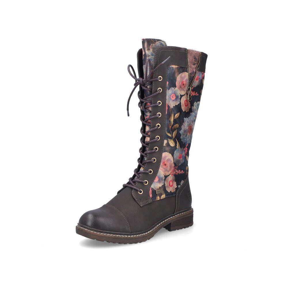 Rieker Rieker - Stiefel: Dahlia/Flowersamt - Mehrfarbig Stiefel günstig online kaufen