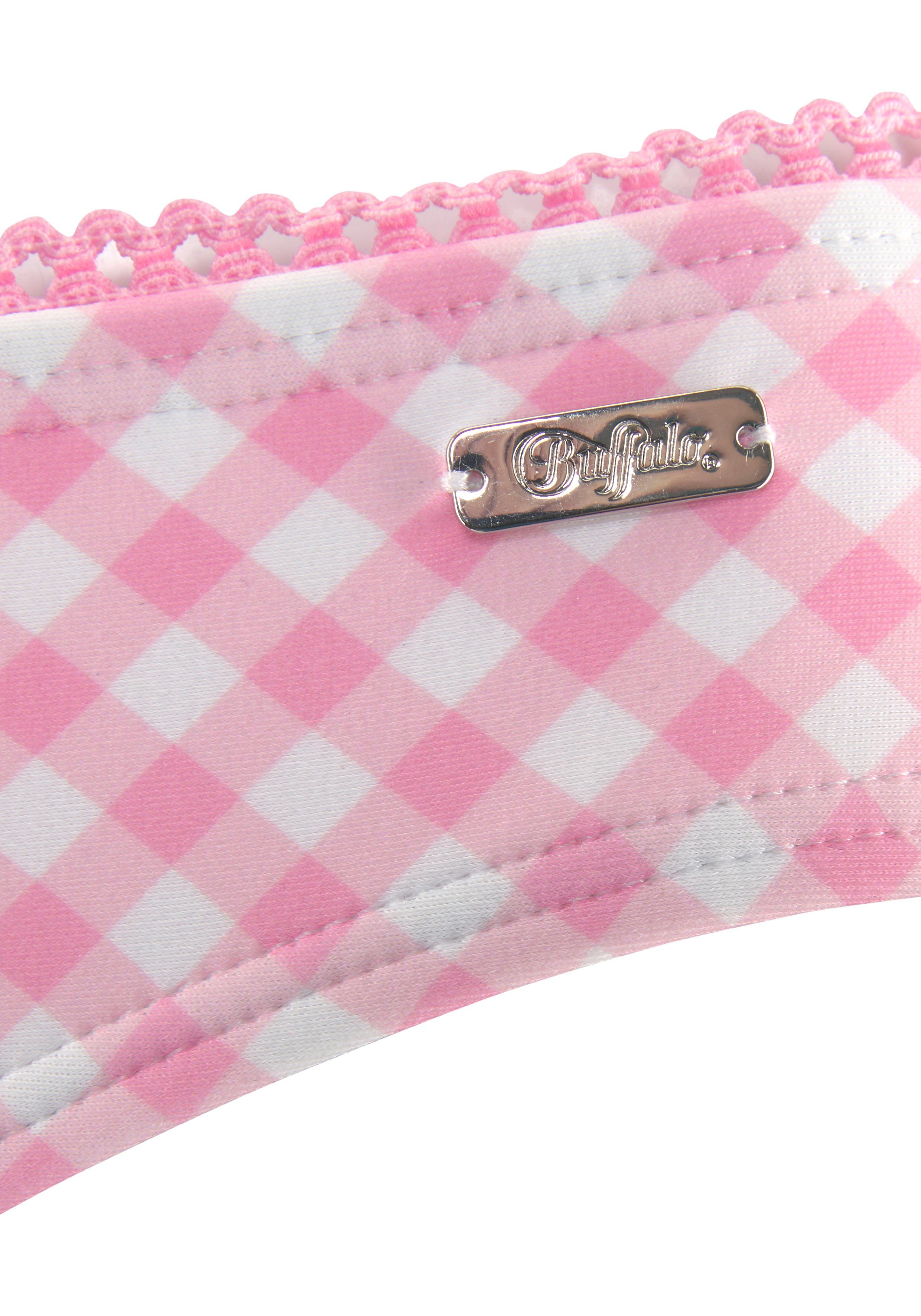 Buffalo Bikini-Hose Karo mit Zierborte