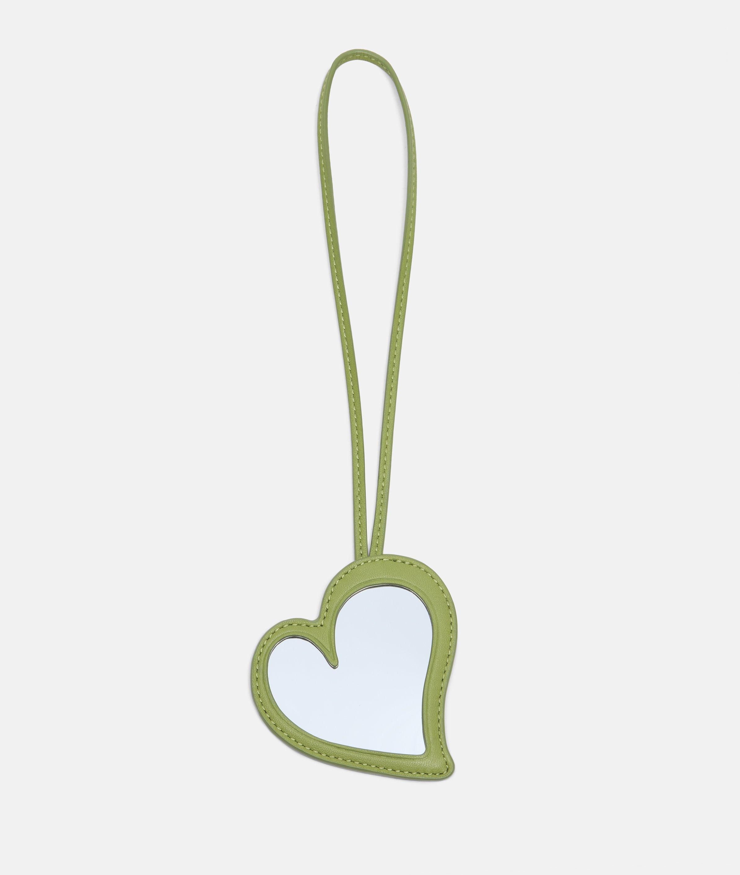 Liebeskind Berlin Schlüsselanhänger Heart Mirror Pendant, Kleiner Spiegel in Herzform