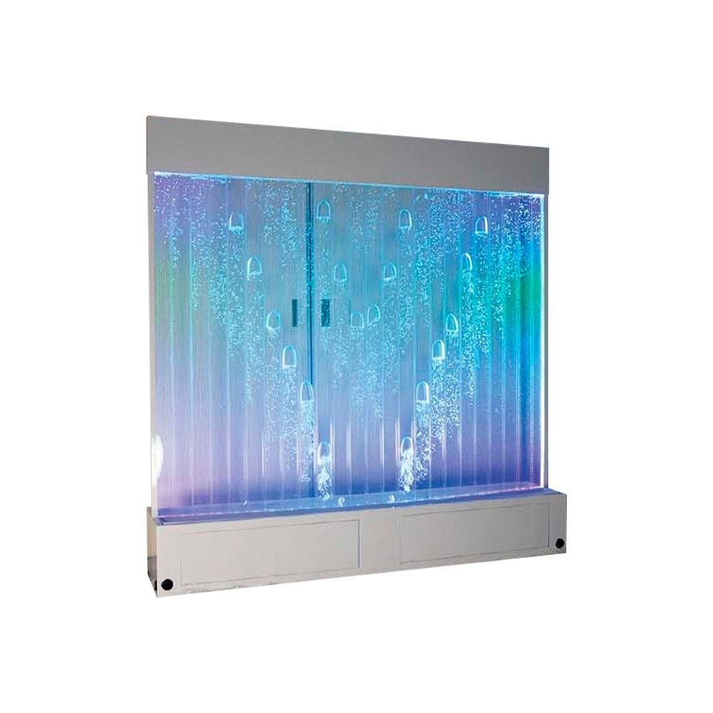 JVmoebel Zimmerbrunnen Ausgefallene Ideen Club Wohnzimmer Haus Wasserwand Water Wall Led, (Water Wall), Made in Europa