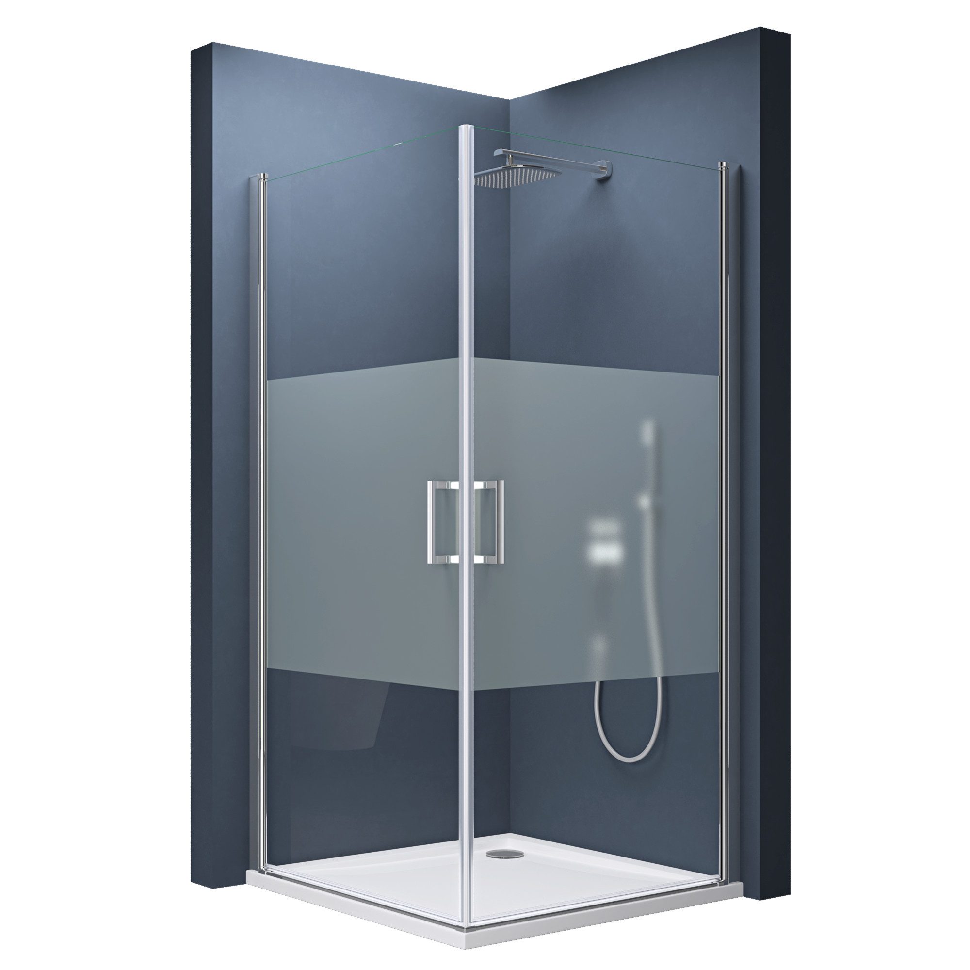 doporro Eckdusche Eck-Duschkabine Ravenna24 ESG-Sicherheitsglas Easy-Clean- günstig online kaufen