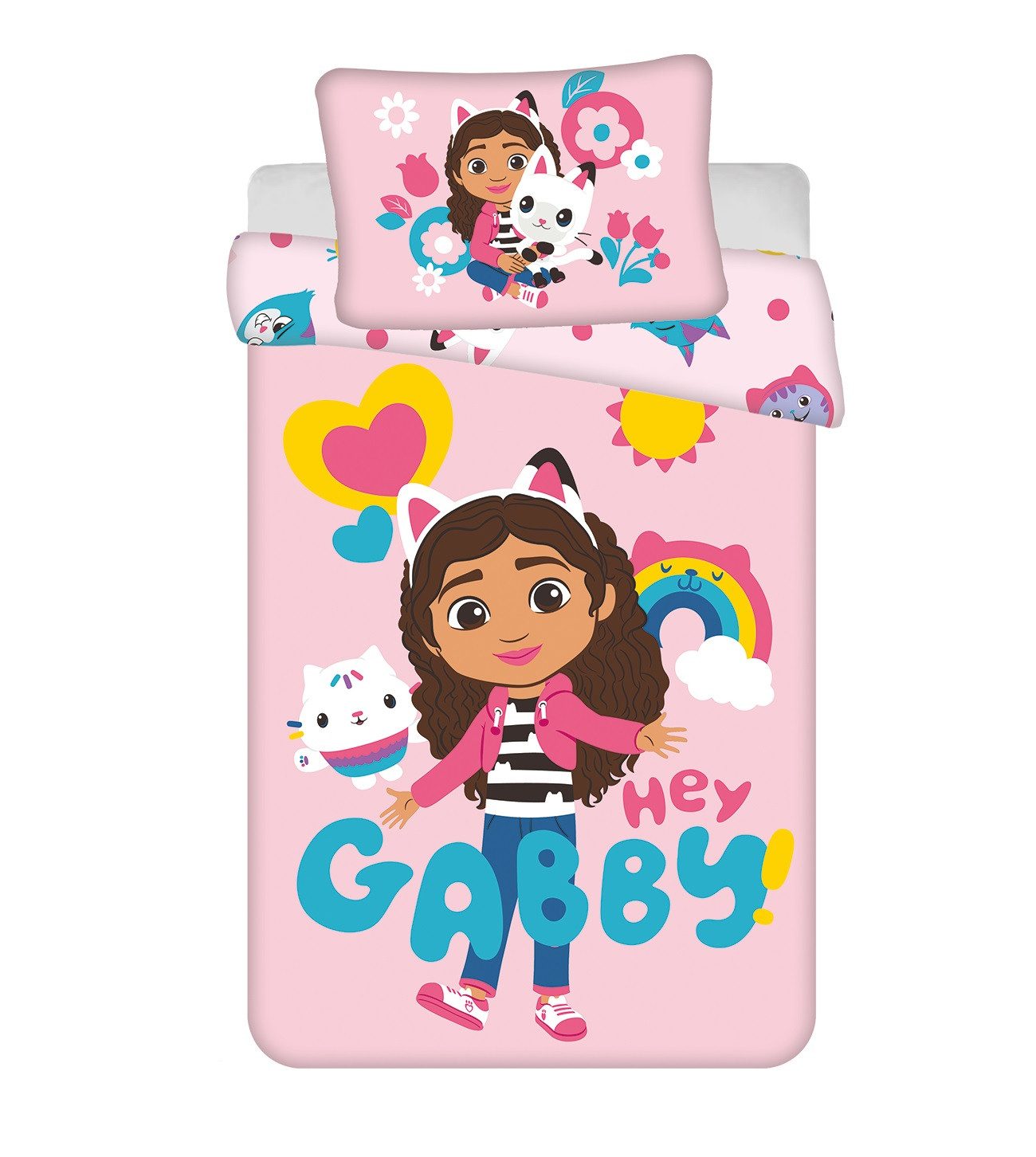 Gabby's Dollhouse Kinderbettwäsche Kinder Bettwäsche – Bettbezug 100x135 cm günstig online kaufen