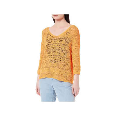 Comma Longpullover aprikose (1-tlg)