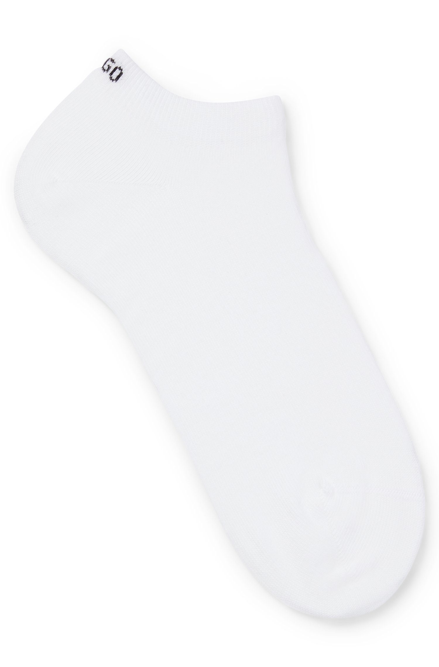 HUGO Socken 6P AS UNI weiß 6-Paar) Logodetails mit (Set, CC