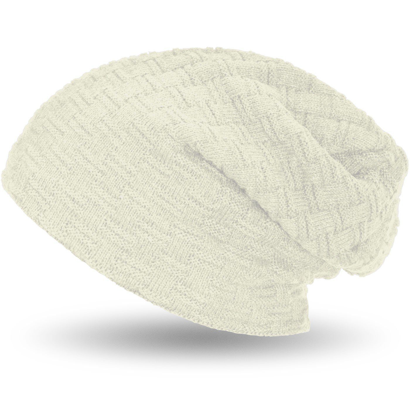 compagno Strickmütze (1-St) Warm gefütterte Wintermütze Strickmütze Beanie Damen und Herren