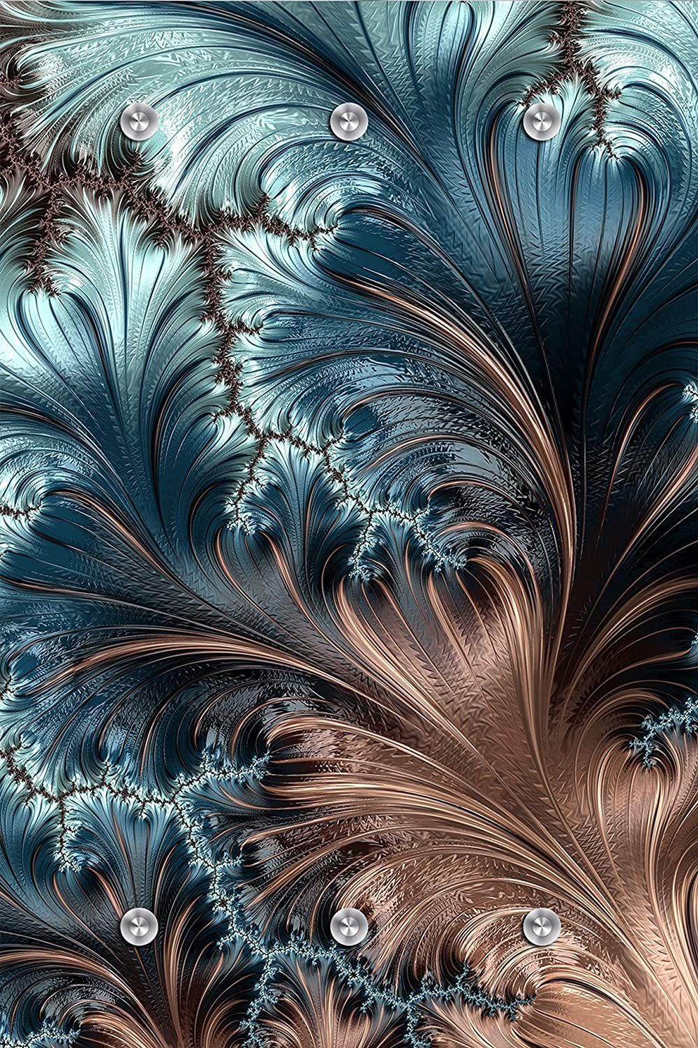 queence Garderobenleiste Azalea, Federn, Garderobe, Wandgarderobe, deko