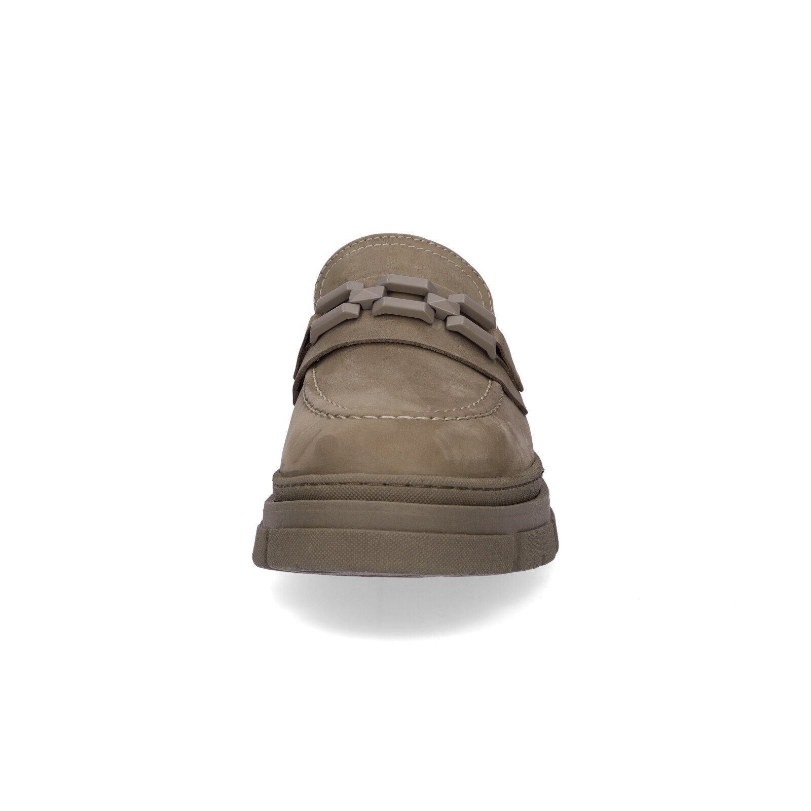 Tamaris Tamaris Damen Lederslipper taupe Slipper