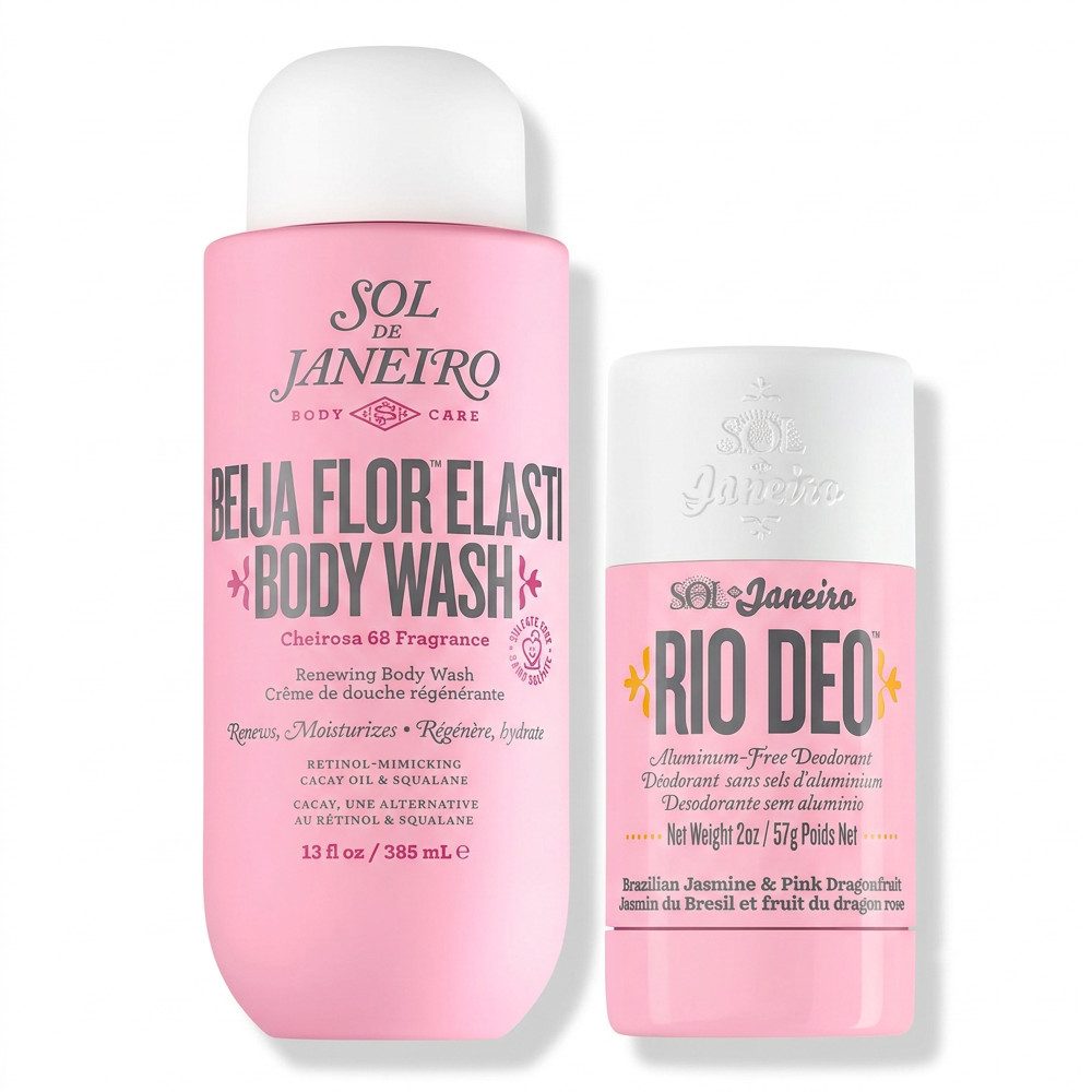 Sol de Janeiro Körperpflegemittel Sol de Janeiro Beija Flor Body Wash und Rio Deo Stick Pflege Duo, Körperreinigung und Deo in einem abgestimmten Pflege Duo