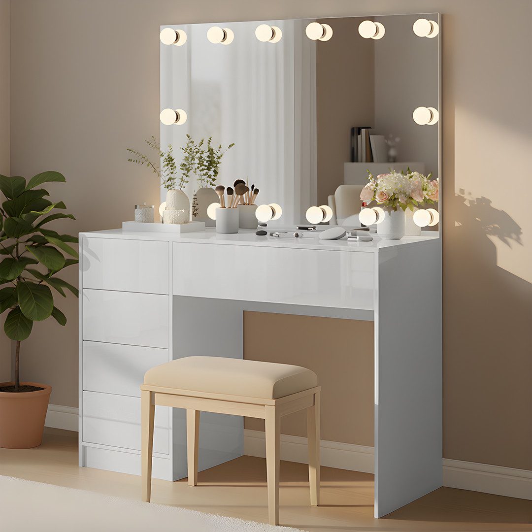 Bellamio Schreibtisch Livny mit 5 Schubladen günstig online kaufen