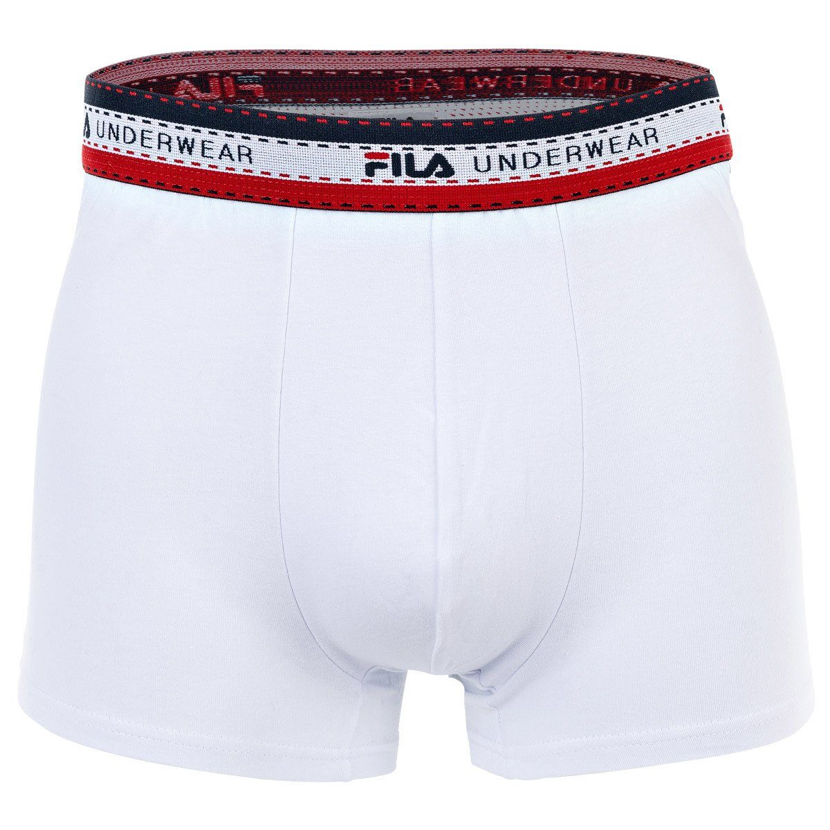 Fila Boxer Shorts, Boxer - Logobund, Herren Weiß Cotton 4er Pack