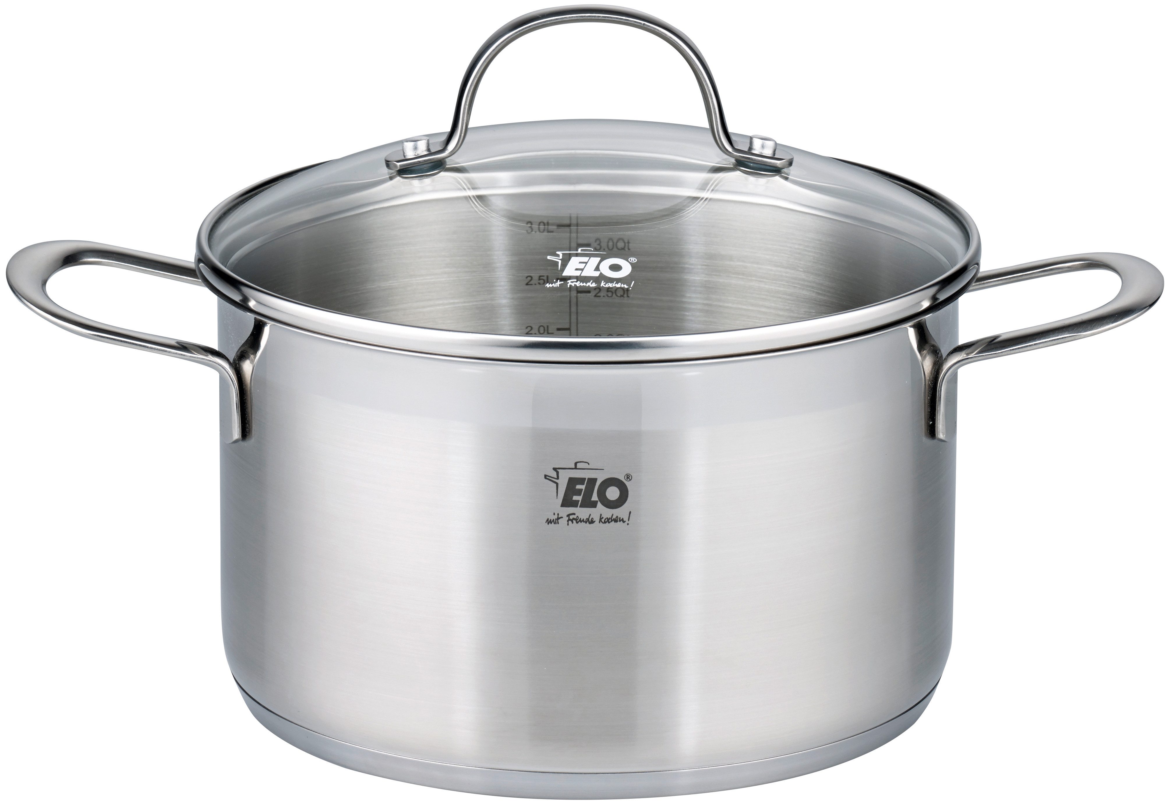 Elo Topf-Set Top Collection 10-teilig, Edelstahl 18/10 (Set, 10-tlg), Induktion
