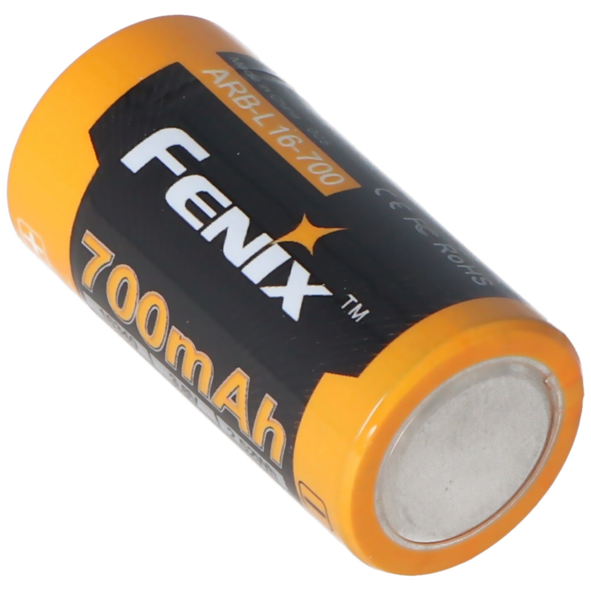 Fenix 4x CR123 A Akku typisch 820 min. mit Volt, Akku 760mAh, mAh V) 700mAh, (3,7 3,7 max Li-Ion