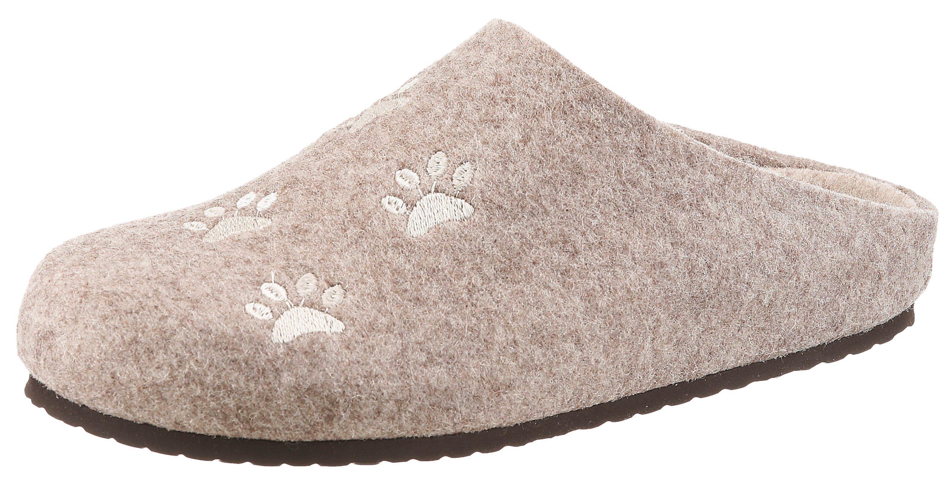 Aniston SHOES Clog Hausschuh, Homeslipper, Schlupfschuh mit Stickerei - NEUE KOLLEKTION