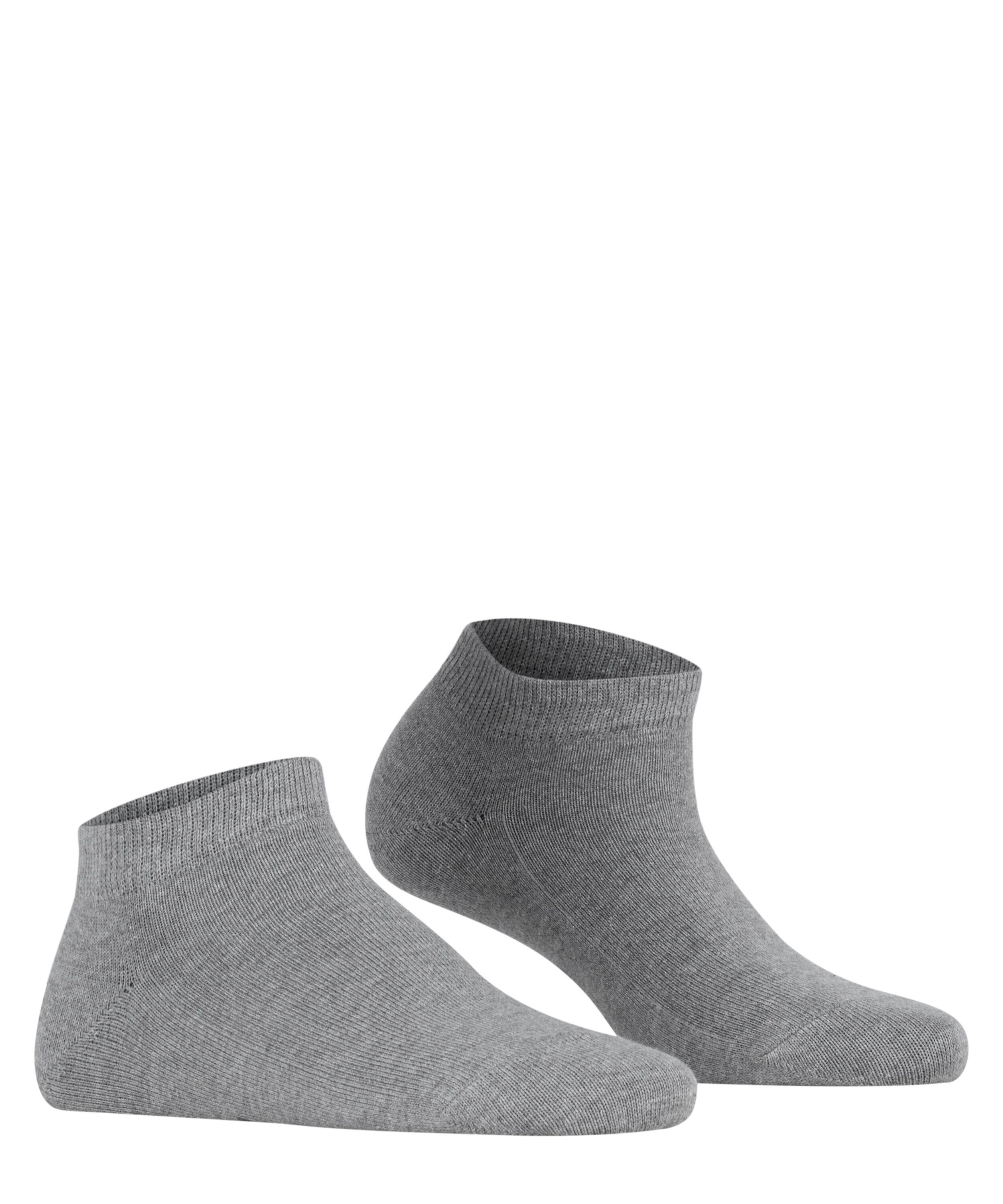 (1-Paar) (3399) FALKE Family Sneakersocken nachhaltiger Baumwolle mit greymix