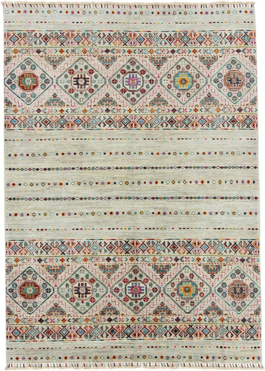 Orientteppich Arijana Shaal 153x211 Handgeknüpfter Orientteppich, Nain Trading, rechteckig, Höhe: 5 mm