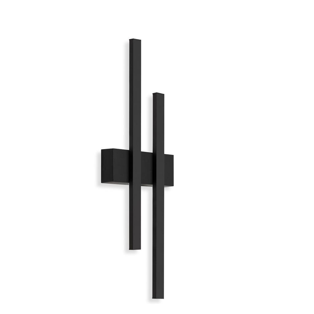 Telefunken Außen-Wandleuchte 313205TF, LED fest integriert, 2700K - Extra-Warmweiß, Wand Außenleuchte IP44 4000K 8W 47x15,5x4,2cm