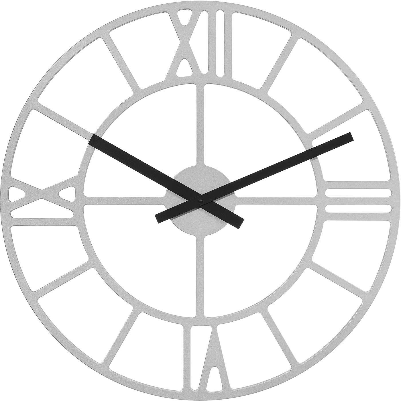 Hermle Wanduhr Wanduhr Quarzwerk Grau - Hermle Modell: 30915-X52100