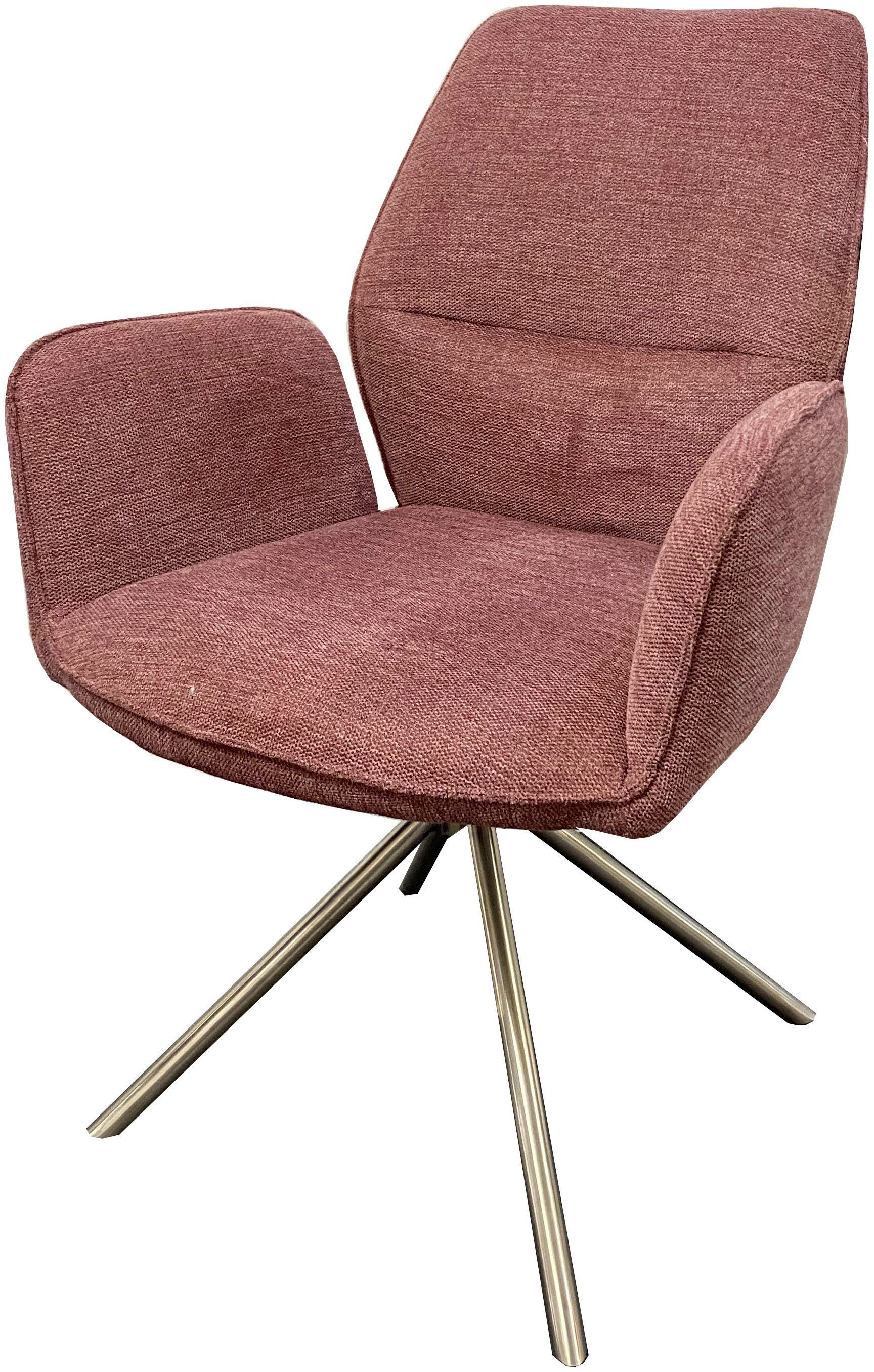 MCA furniture Esszimmerstuhl GREYTON, (2er-Set), drehbar 180°, Belastbarkeit 120 kg, Sitzhöhe ca. 50 cm