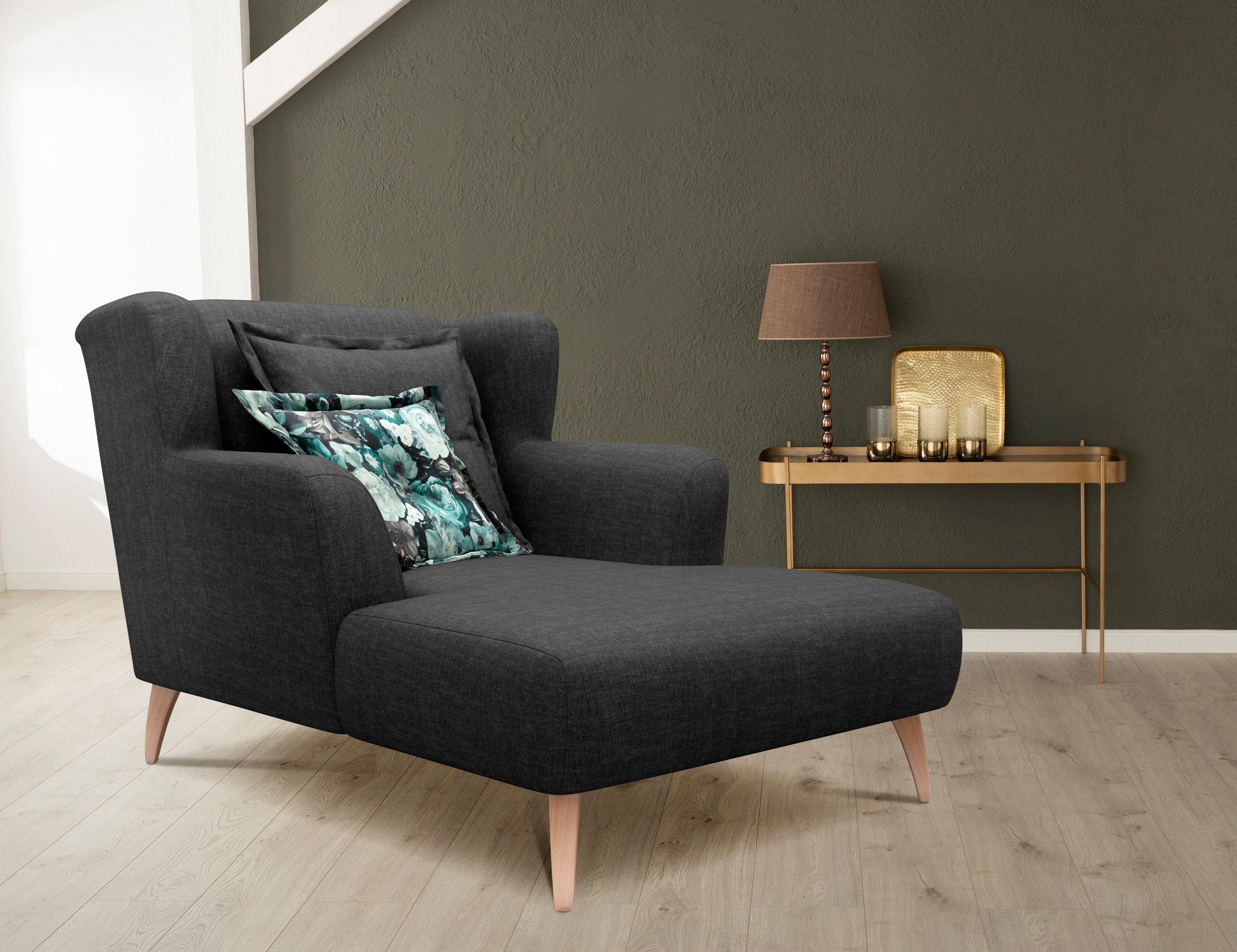 Home affaire Loveseat Baggio Kuschel Mega günstig online kaufen