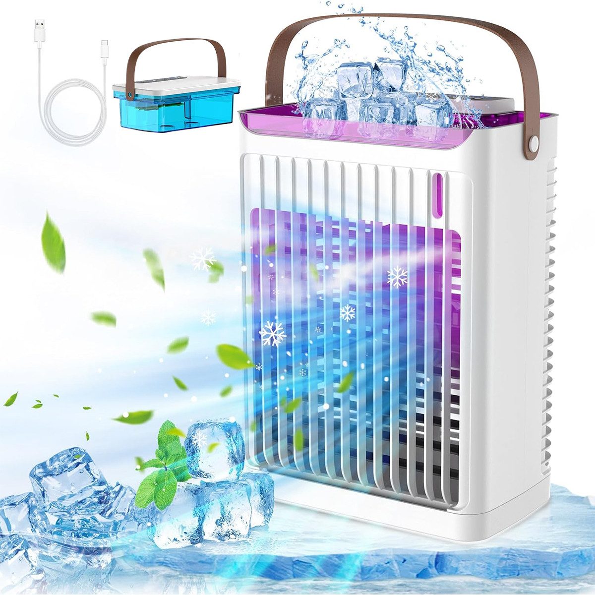 RWEUOQ Standventilator Ventilatorkombigerät Tragbarer Luftkühler Klimaanlag günstig online kaufen
