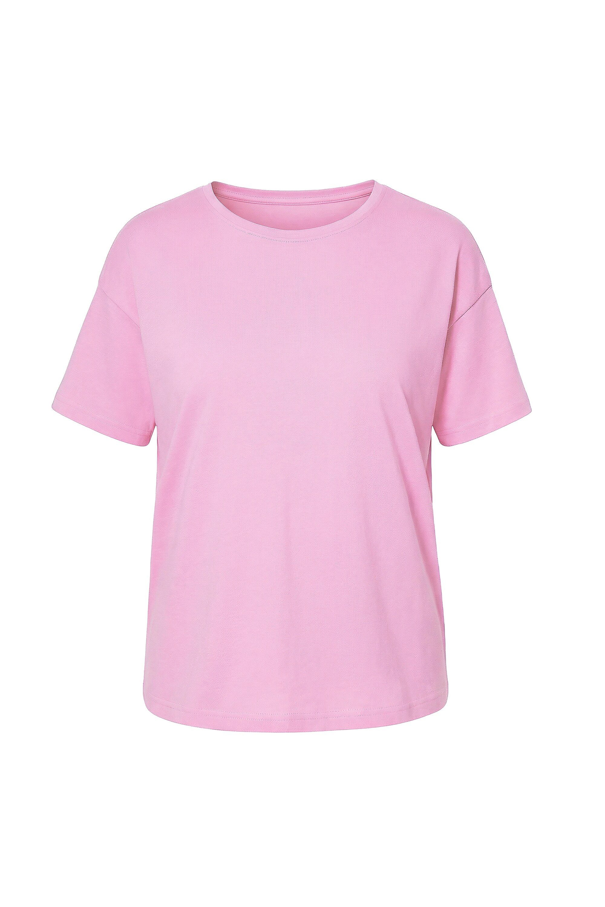Studio Untold T-Shirt Basic-Shirt Relaxed Shape überschnittene Schultern günstig online kaufen