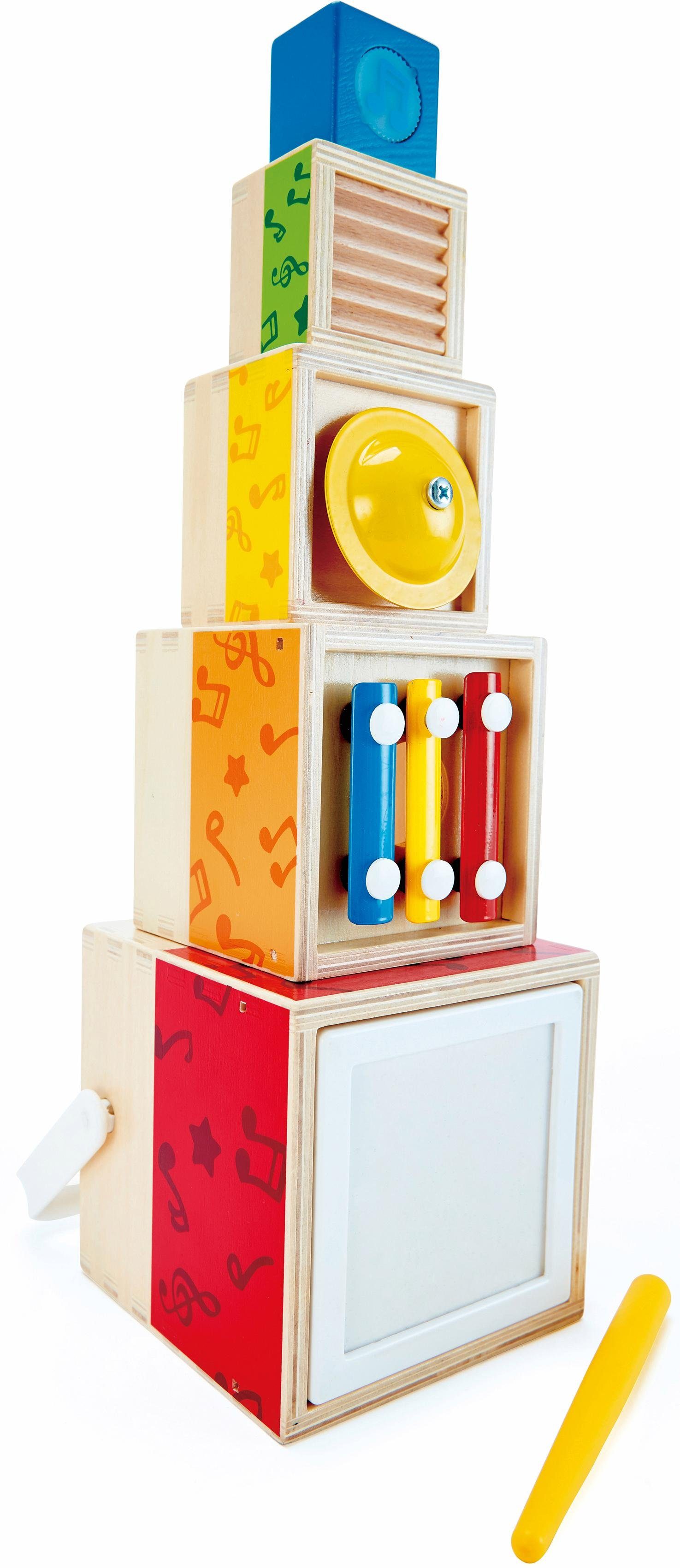 Image of Hape Spielzeug-Musikinstrument »Musik-Stapelwürfel«