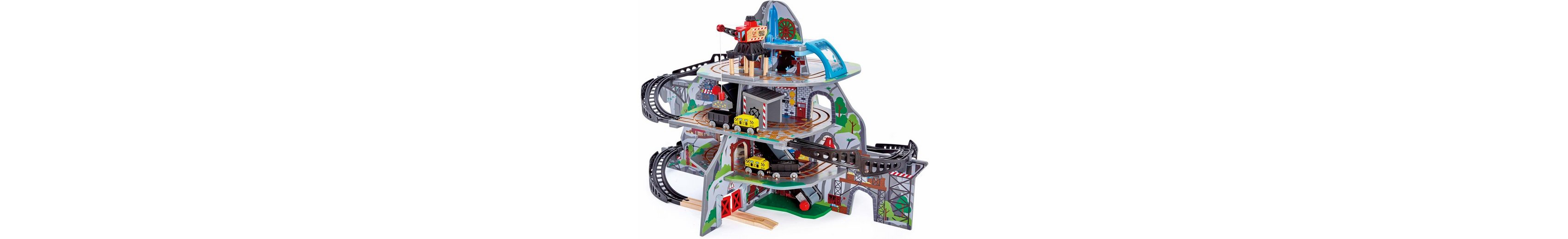 Hape Spielzeug-Eisenbahn »Riesige Bergmine, 32-tlg.«, (Set, 32-tlg
