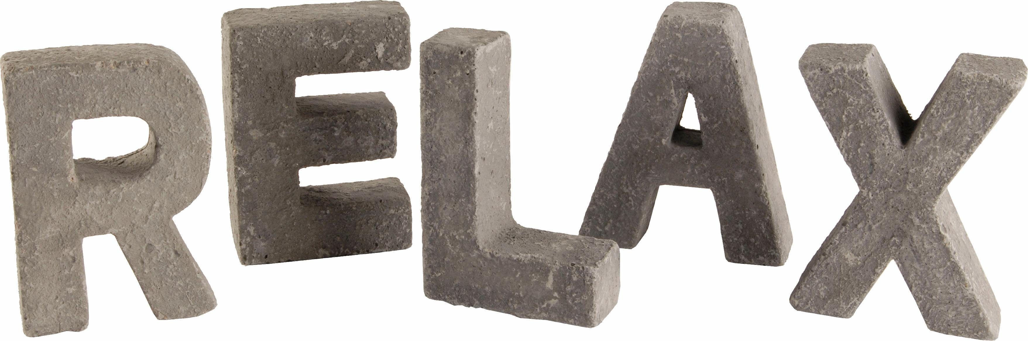 Home affaire Dekoobjekt »RELAX«, Deko-Buchstaben-kaufen