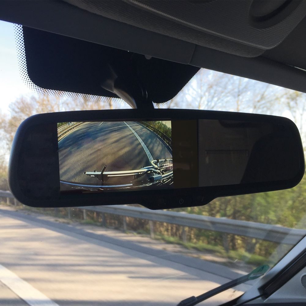 Caratec CSM4300SD 11 cm (4,3) Spiegelmonitor Rückfahrkamera