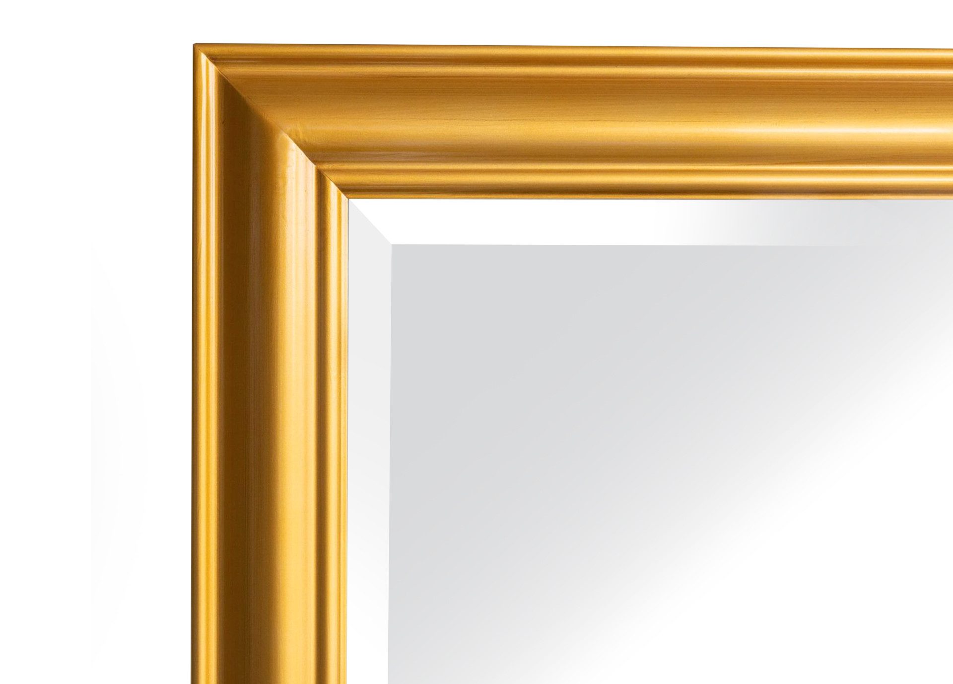LC Home Spiegel LC Home Wandspiegel Spiegel Schlicht Gold ca. 180x80cm – Bild 5 von 5