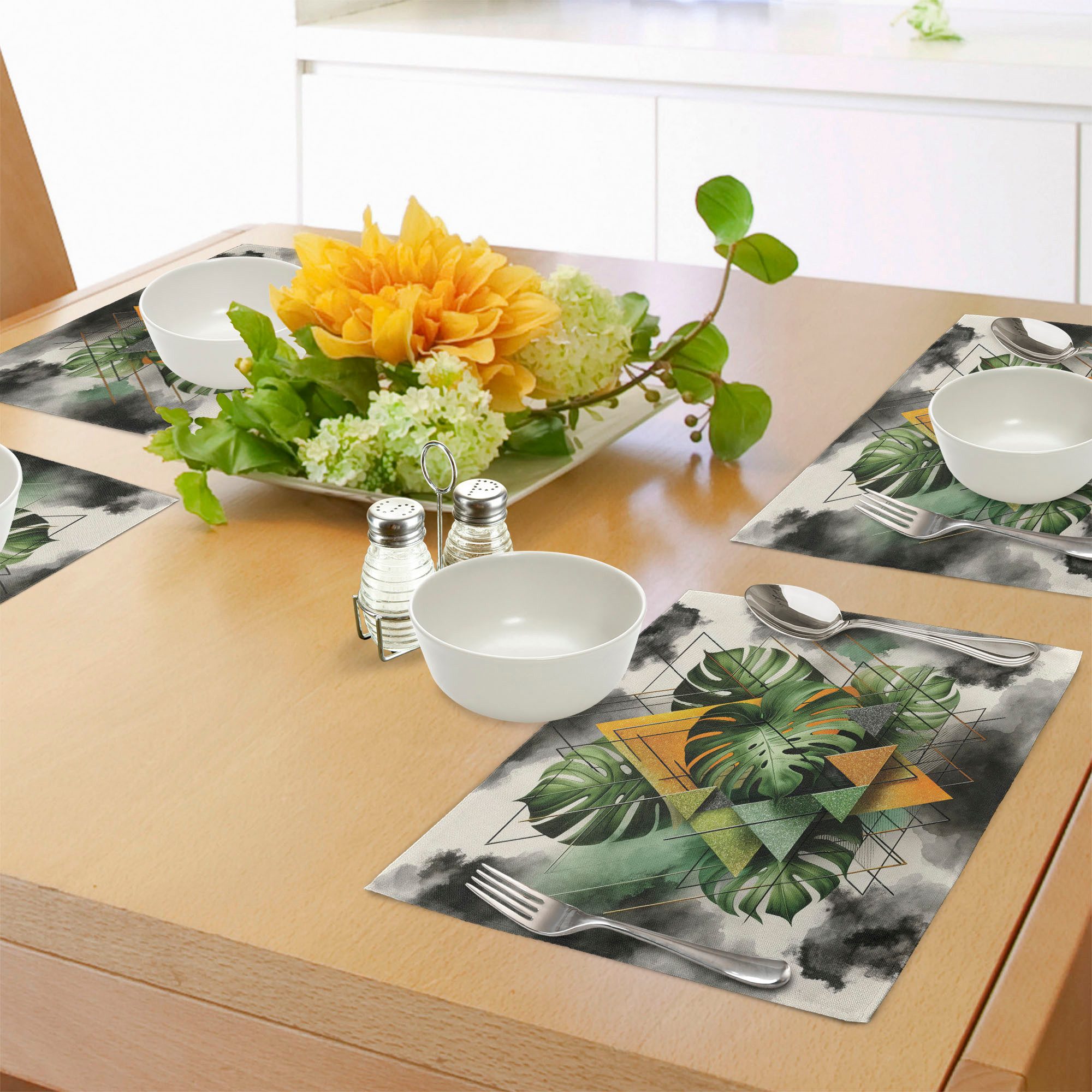 Abakuhaus Platzset Waschbare Stoff Esszimmer Küche günstig online kaufen