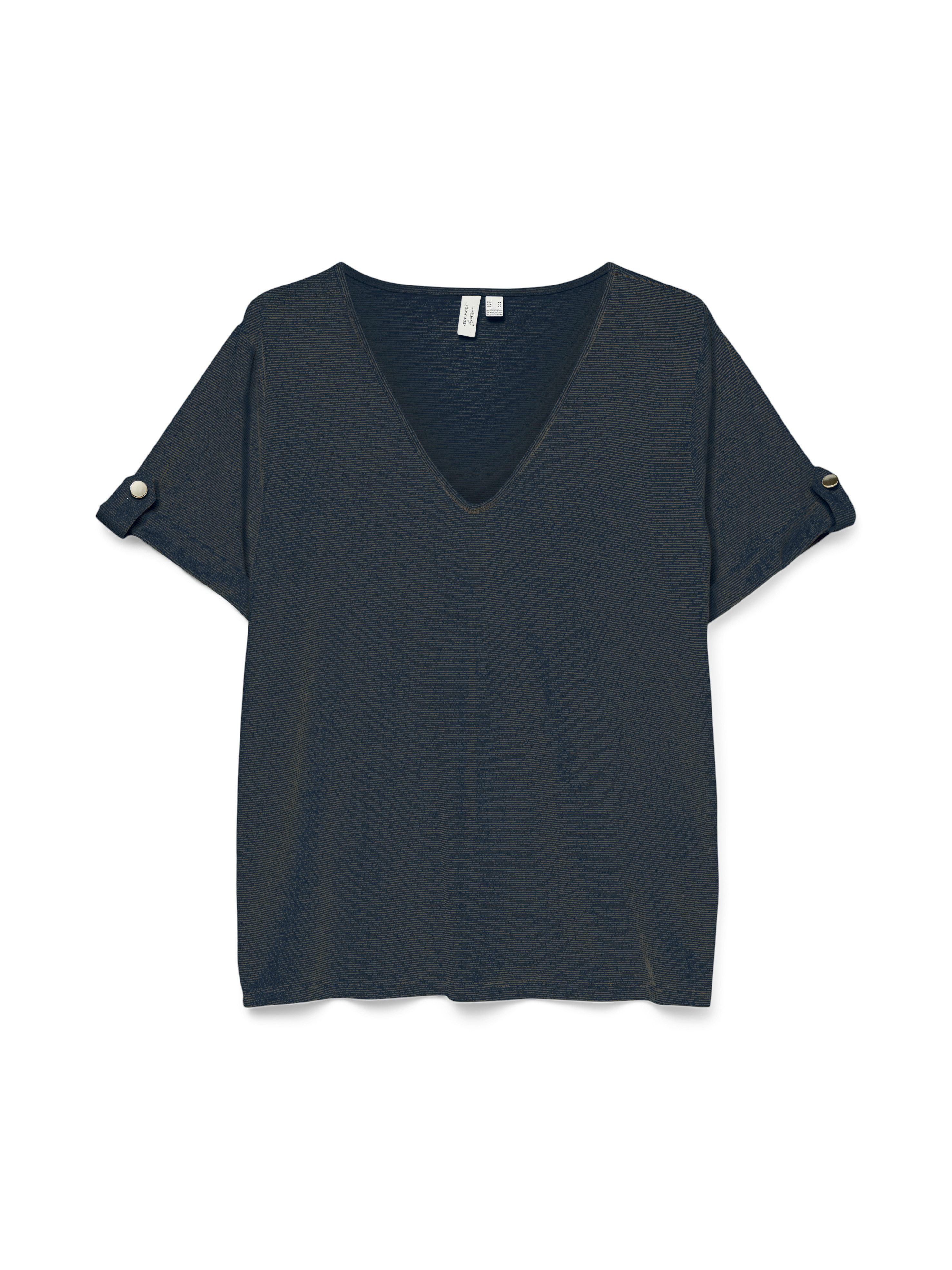 Vero Moda Kurzarmshirt VMBAILEY S/S V-NECK günstig online kaufen